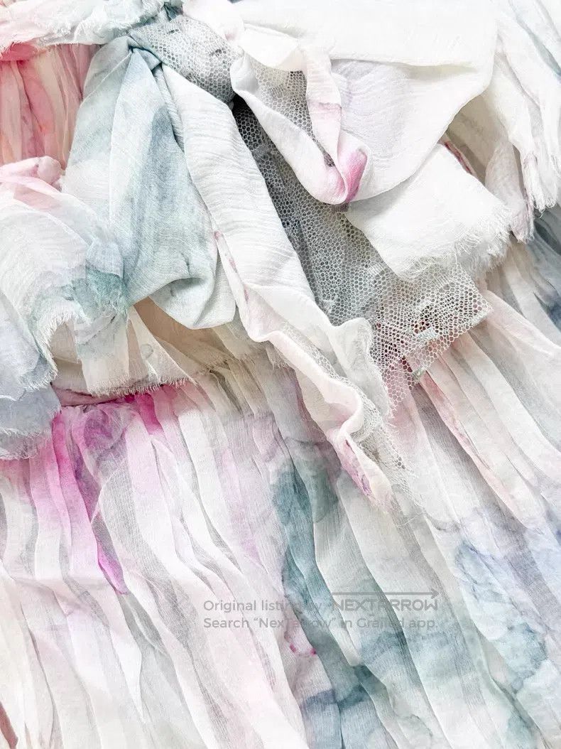 Chanel Chanel Bow silk chest dress skirt Size 42" / US 20 - 4 Thumbnail