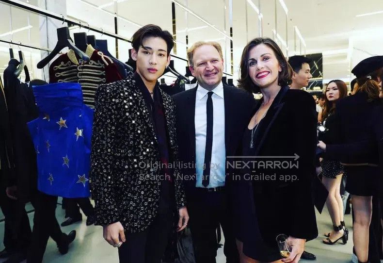 Saint Laurent Paris Saint Laurent Paris Zodiac Velvet Mirror Surface Suit i Size US S / EU 44-46 / 1 - 6 Thumbnail