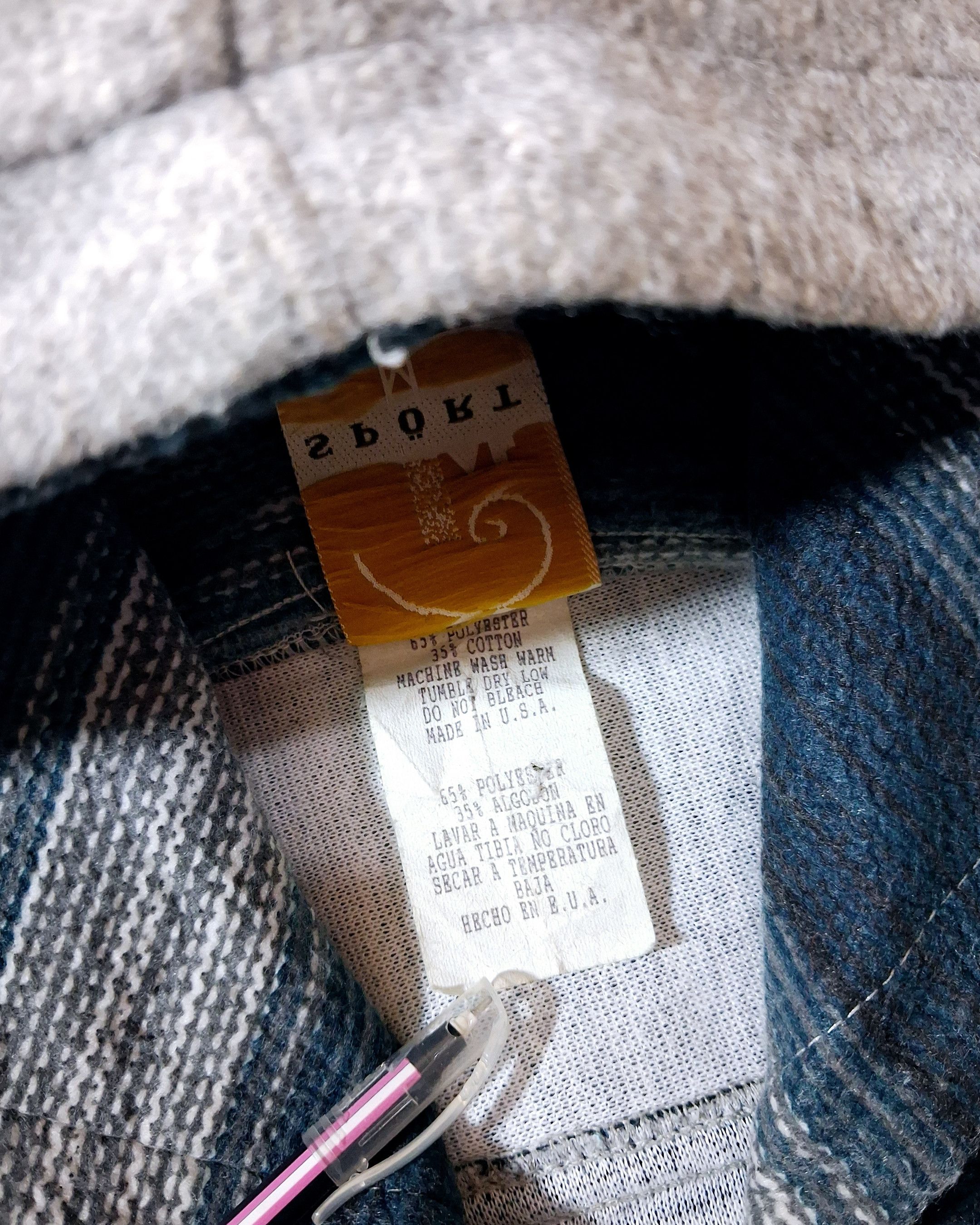 Vintage AL SPORT BAJA HOODED FLANNEL SHIRT MADE IN USA Size US XL / EU 56 / 4 - 5 Thumbnail