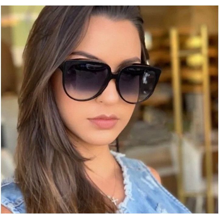 Celine Celine CL40048I 56B Women Sunglasses Havana Cat Eye Frame Size ONE SIZE - 2 Thumbnail