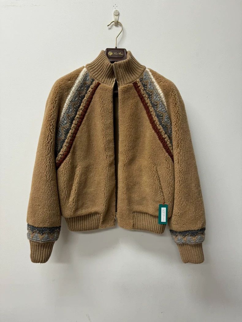 Loro Piana LORO PIANA Teddy two-sleeved jacket Size S / US 4 / IT 40 - 1 Thumbnail