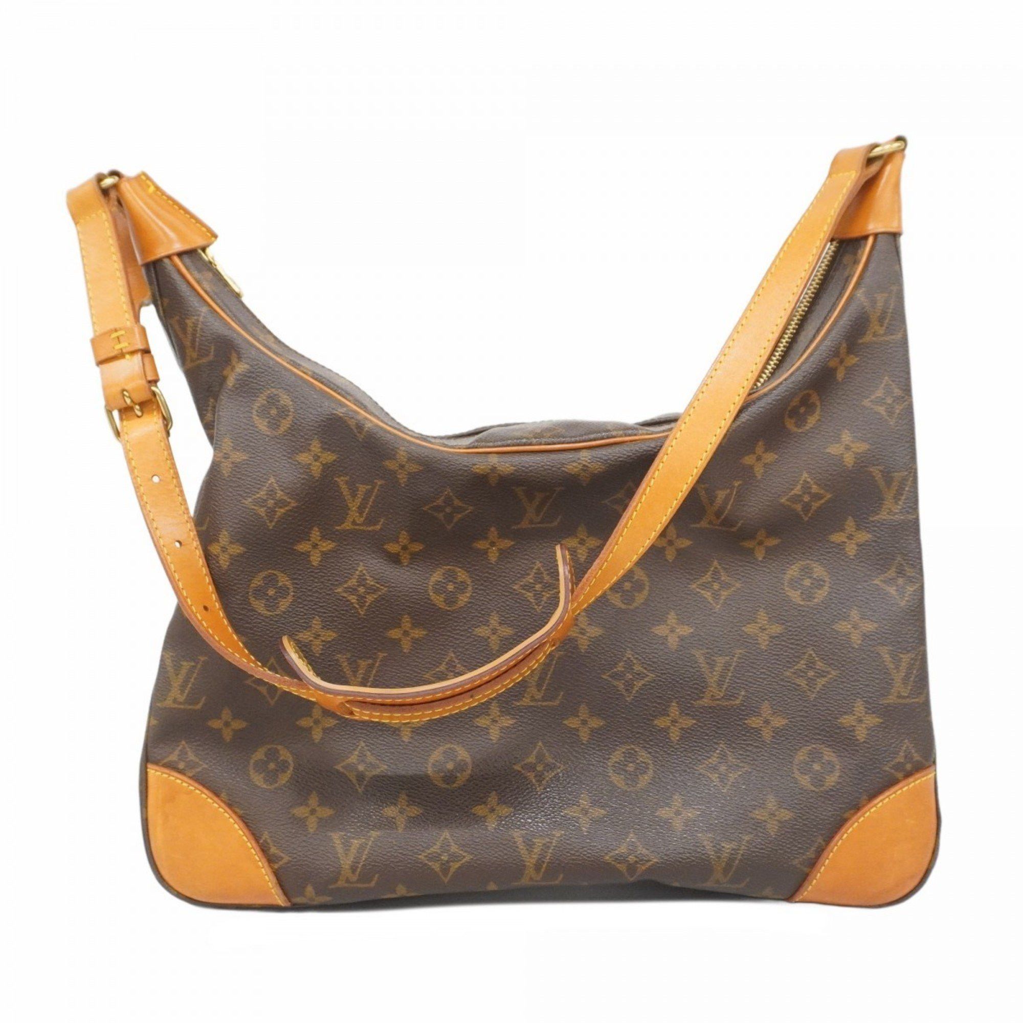 Louis Vuitton Shoulder Bag Monogram Boulogne 35 M51260 Brown Women's