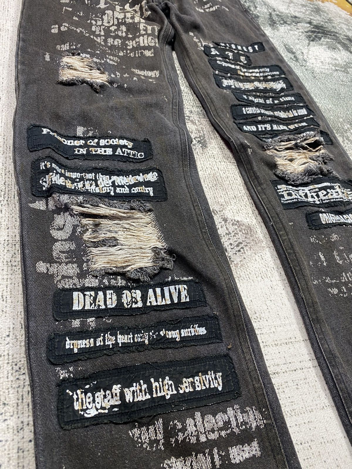 Seditionaries RARE🔥Distressed Japanese Brand In The Attic Size US 29 - 5 Thumbnail