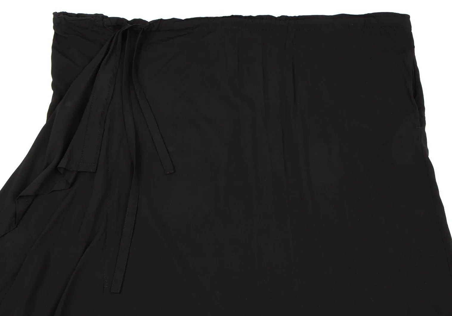 Yohji Yamamoto Yohji Yamamoto Femme - Rayon Asymmetrical Draped Skirt Size 30" / US 8 / IT 44 - 9 Thumbnail