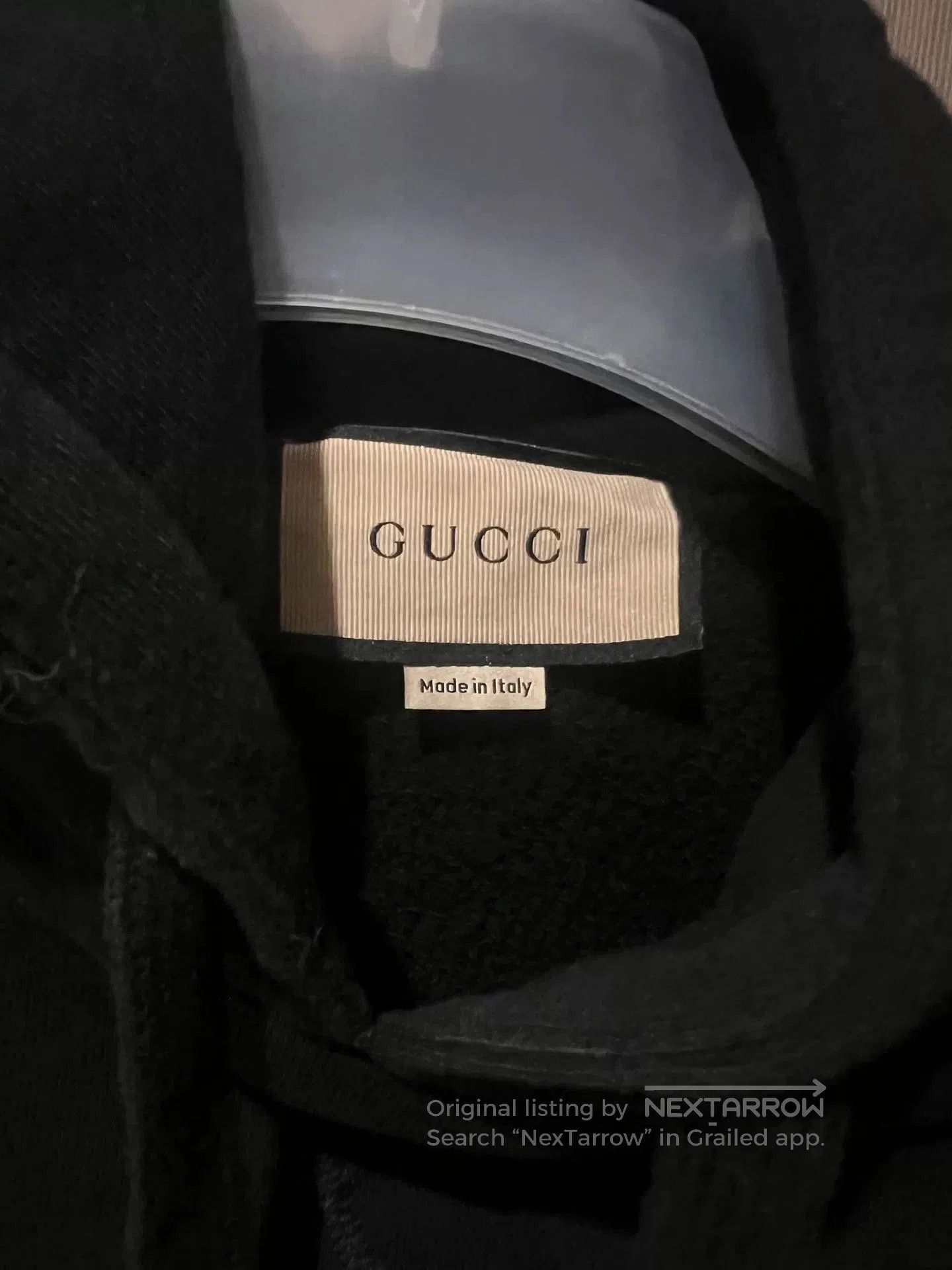 Gucci GUCCI Black Hooded Sweatshirt for Women. Size M / US 6-8 / IT 42-44 - 3 Thumbnail