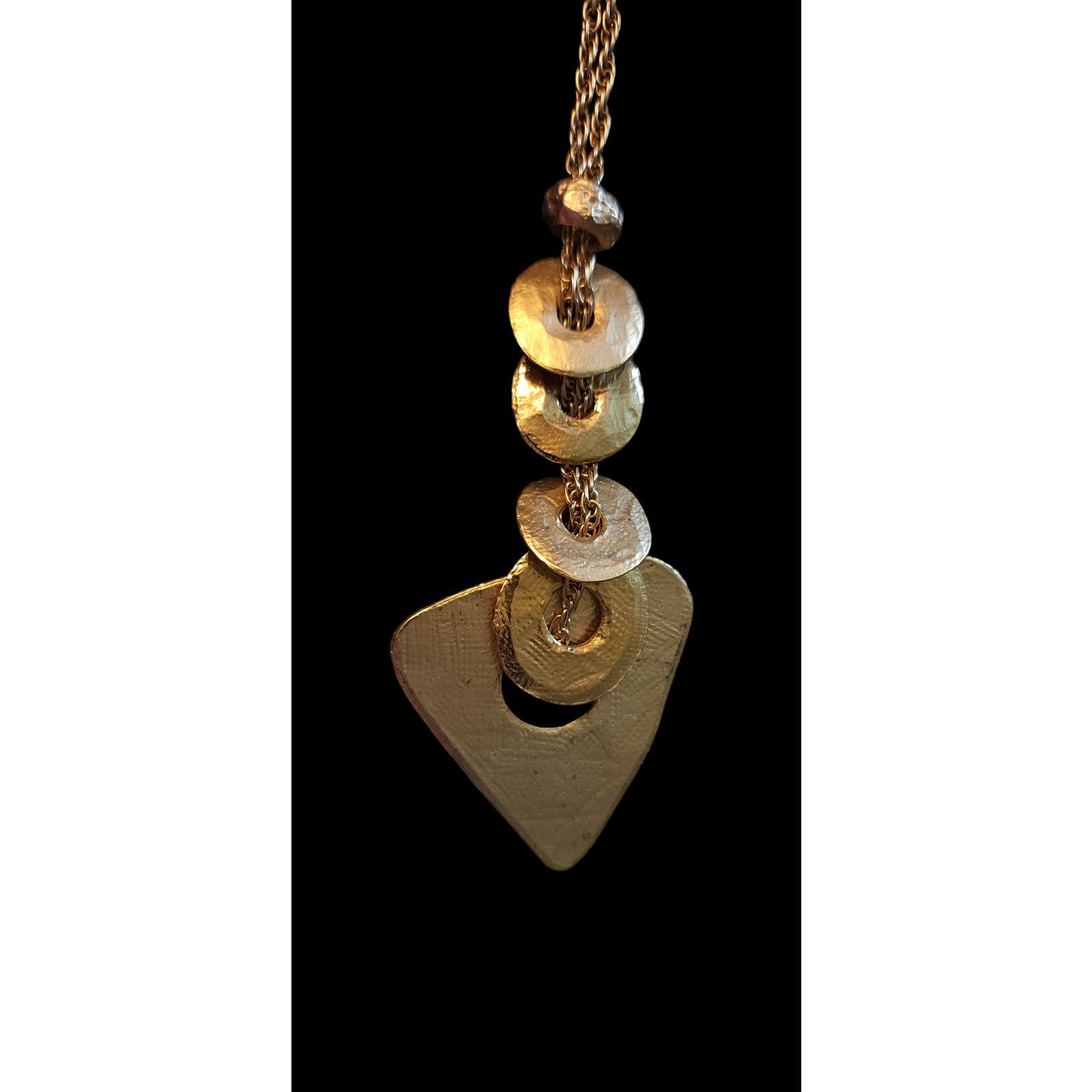 Other Vintage and unique gold tone chain necklace Size ONE SIZE - 6 Thumbnail