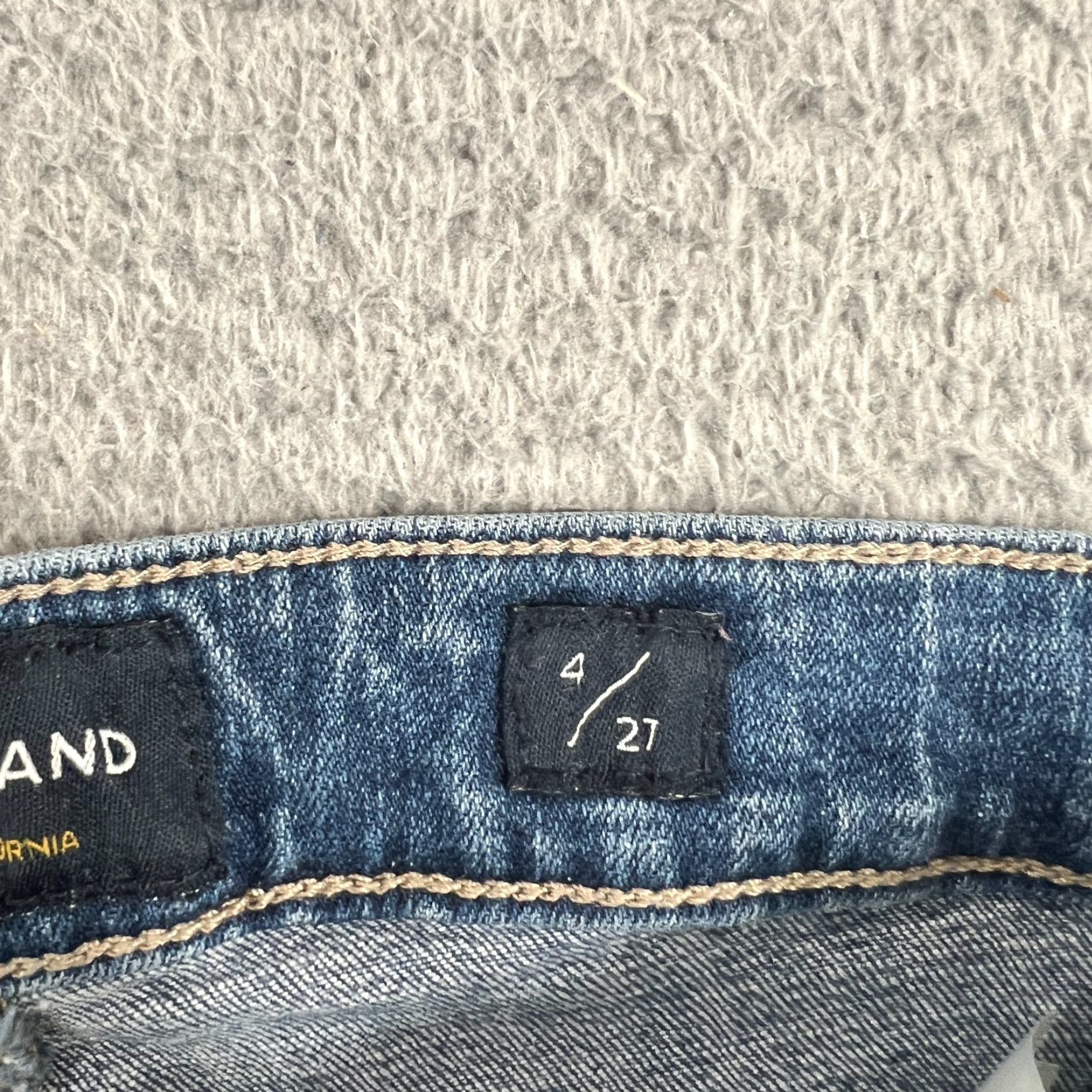 Lucky Brand Lucky Brand Jeans Size 4 Mid Rise Skinny Ankle Denim Womens Blue 28x25.5 Size 27" / US 4 / IT 40 - 6 Thumbnail