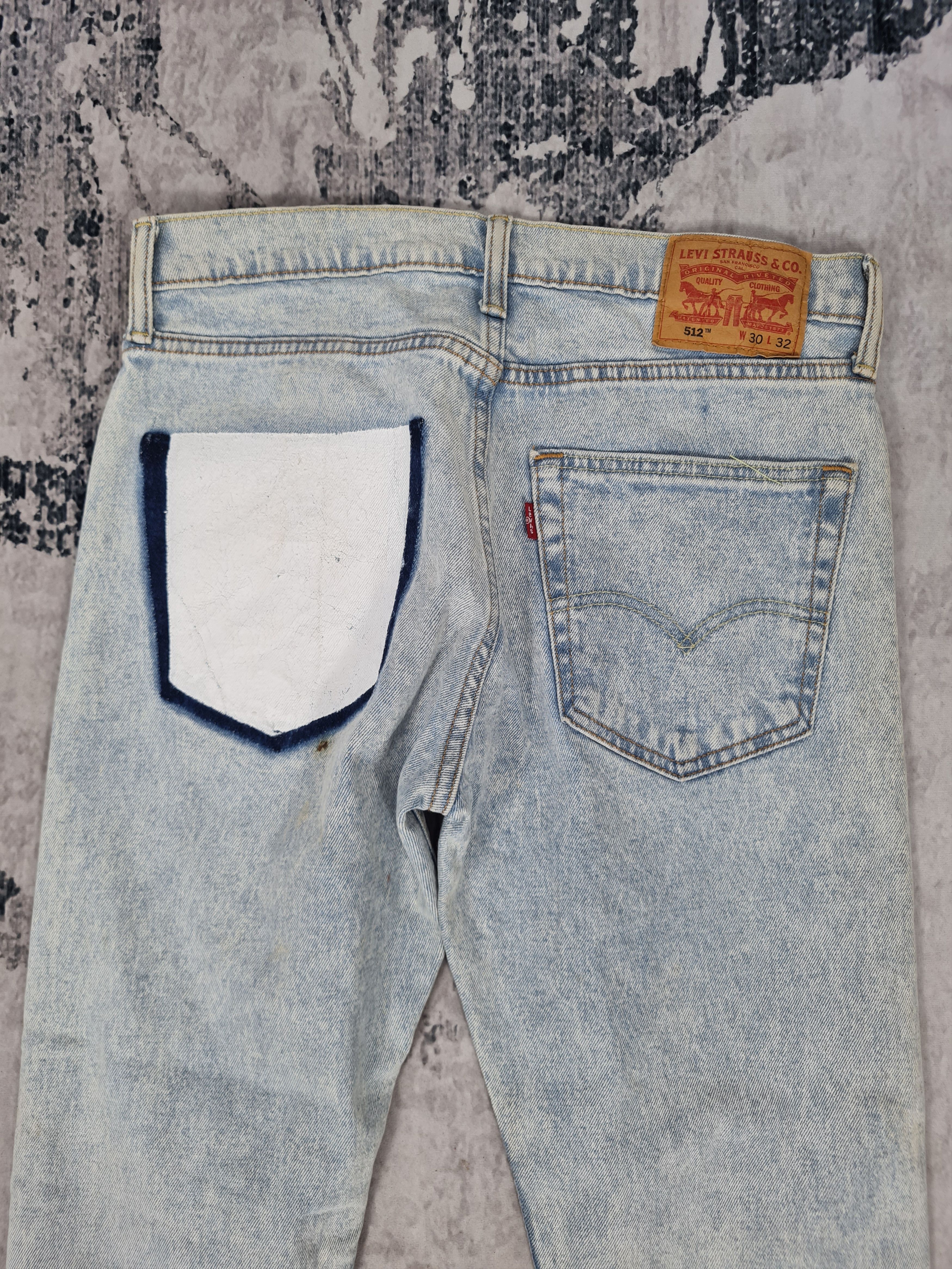 Levi's LEVIS 512 Faded Cropped Slim Fit Jeans L0353 Size 31X28.5 Size US 31 - 7 Thumbnail