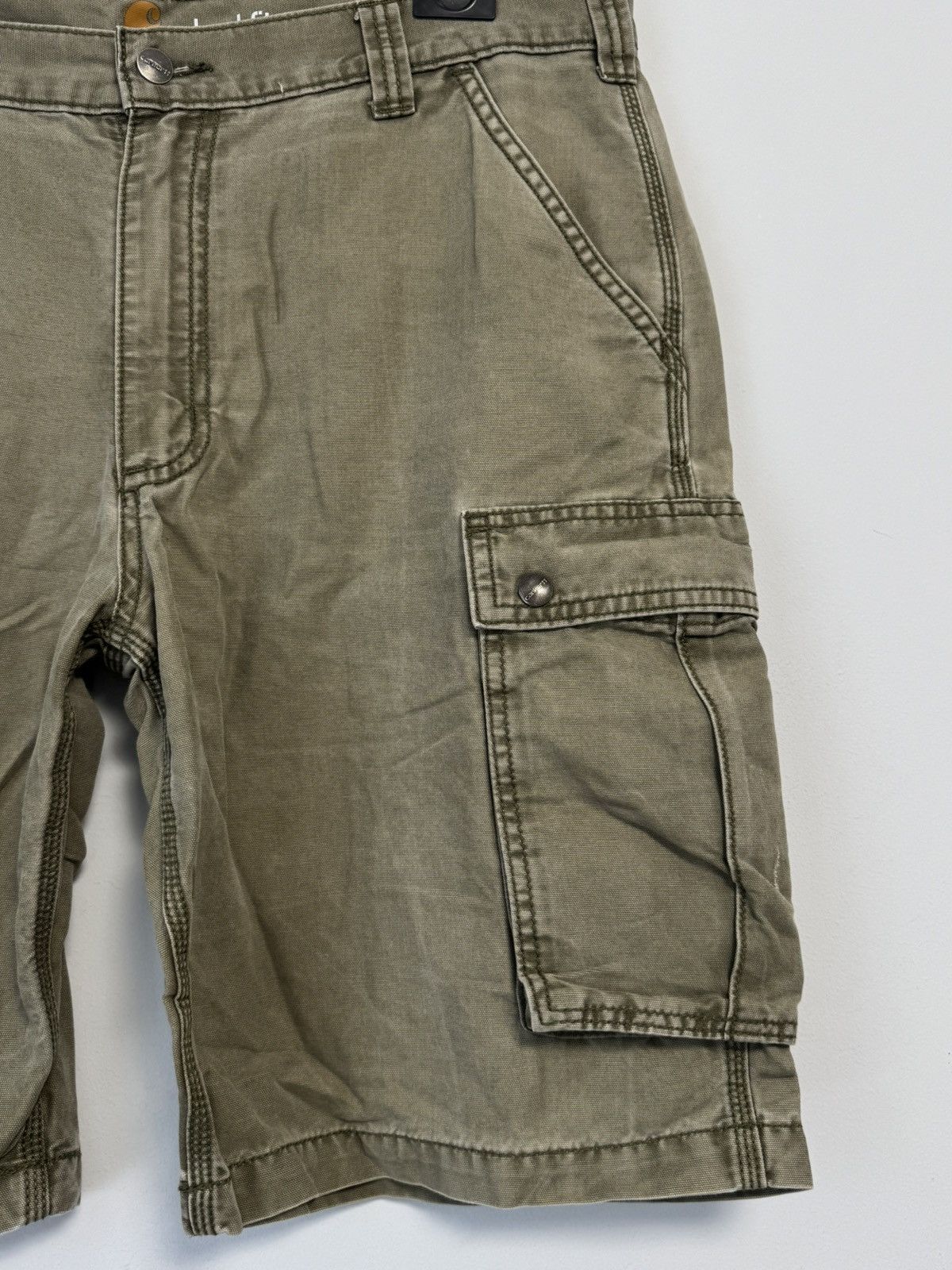 Carhartt Carhartt Relaxed Fit Cargo Short 36 earth olive distress wip Size US 36 / EU 52 - 7 Thumbnail