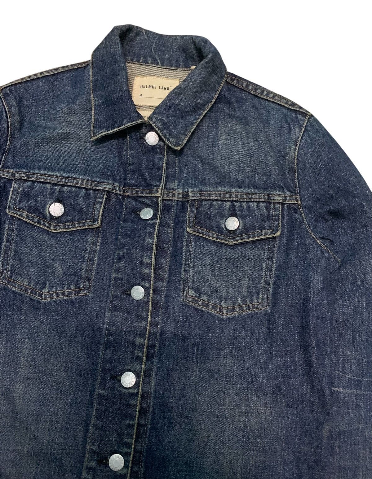 Helmut Lang 💥Vtg90s Helmut Lang Classic Denim Jacket Size M / US 6-8 / IT 42-44 - 5 Thumbnail