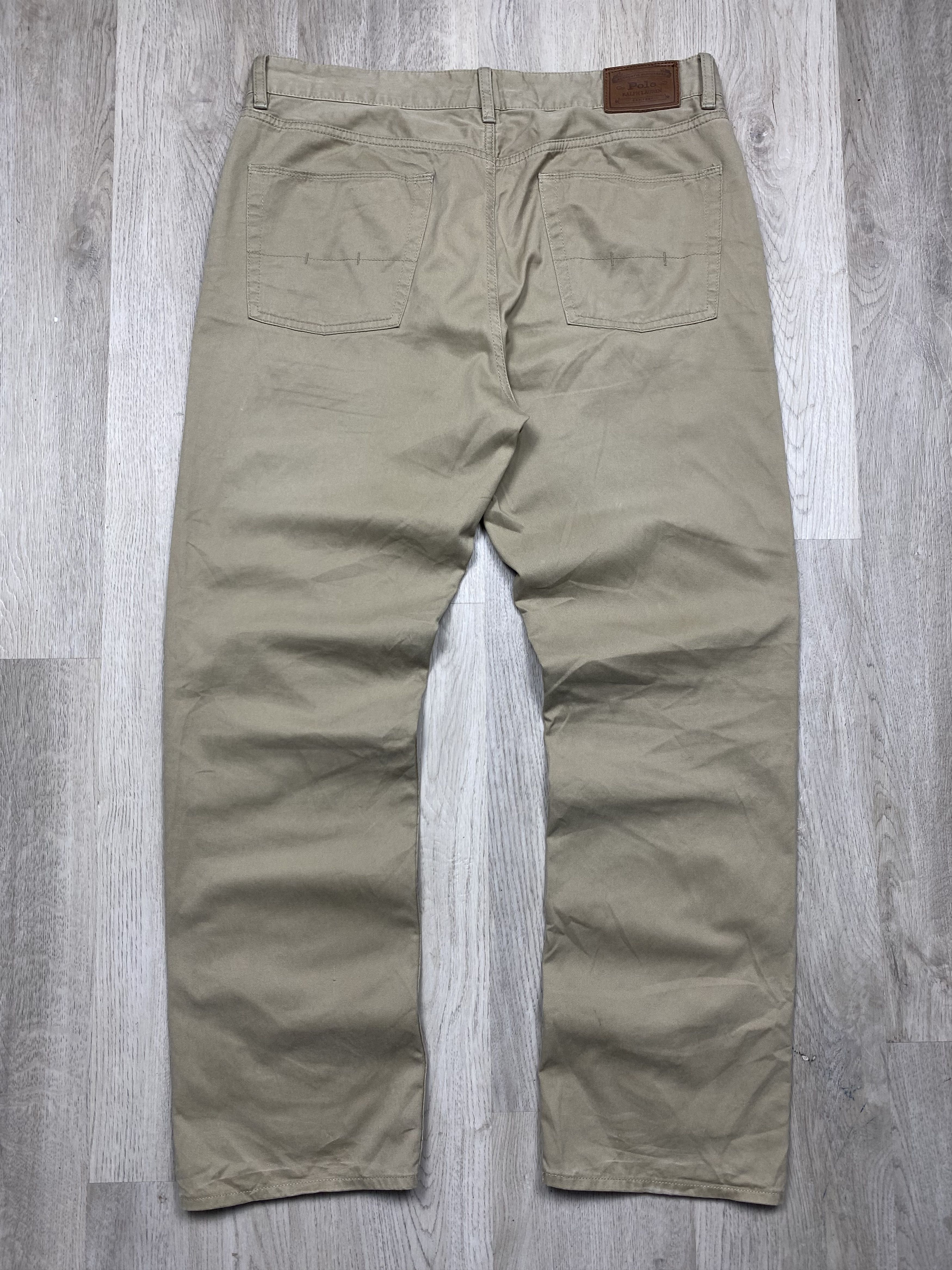 Polo Ralph Lauren × Ralph Lauren × Vintage Polo Ralph Lauren Vintage Mens Chino Pants Y2K Size US 35 - 8 Thumbnail
