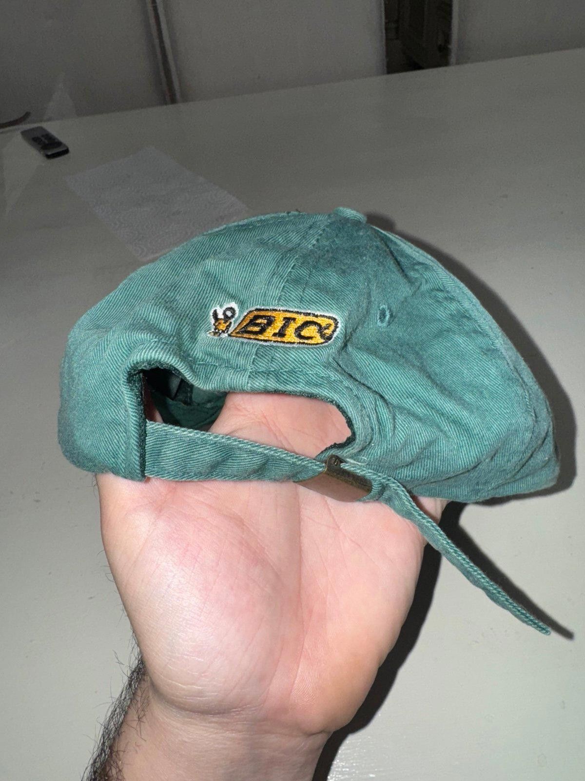 Bicycle Vintage 90s Bic Pen Adjustable Strapback Cap Green Rare Y2K Size ONE SIZE - 3 Thumbnail