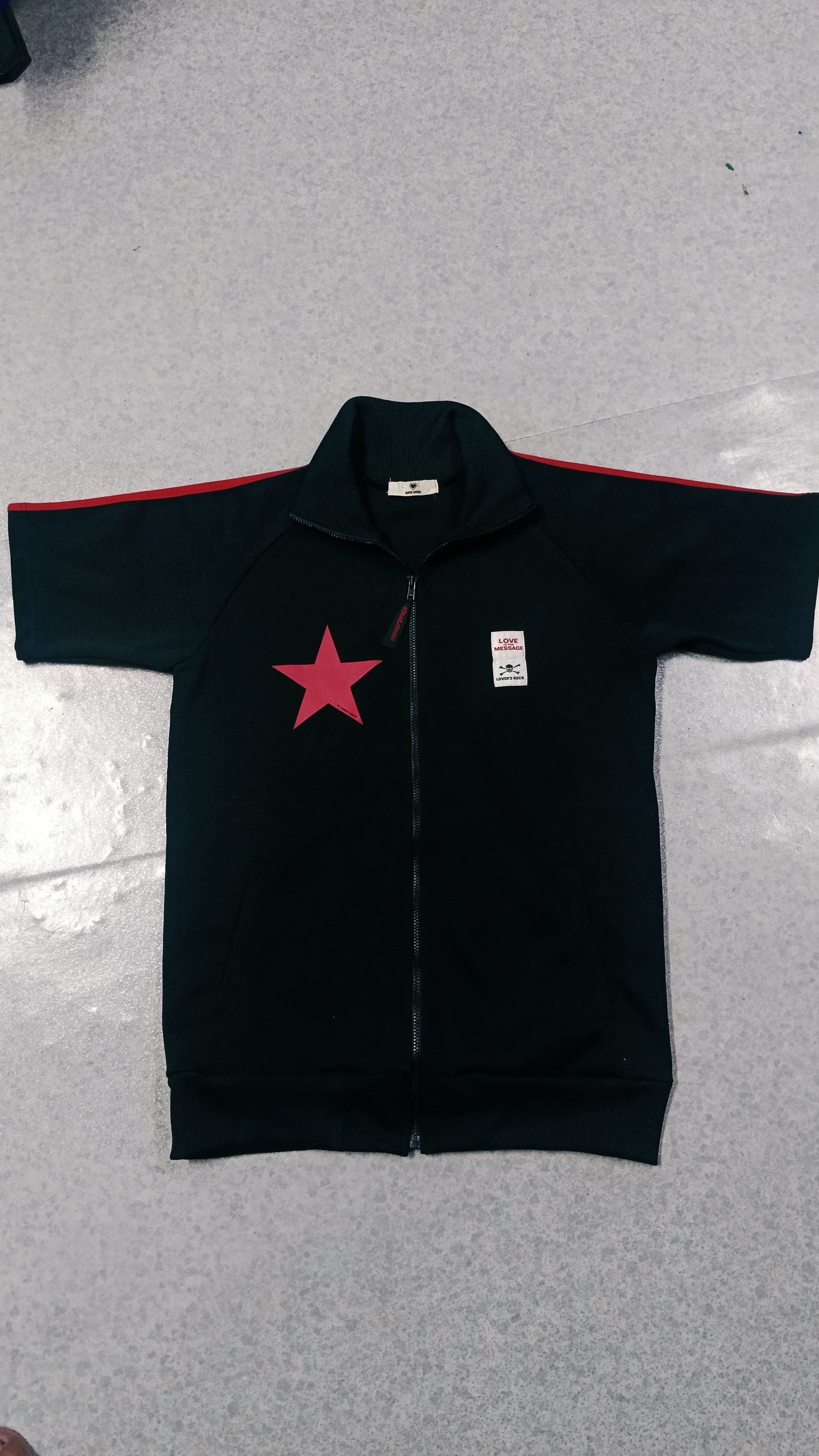 Super Lovers Vintage Super Lovers Short Sleeve Track Jacket Size US L / EU 52-54 / 3 - 4 Thumbnail