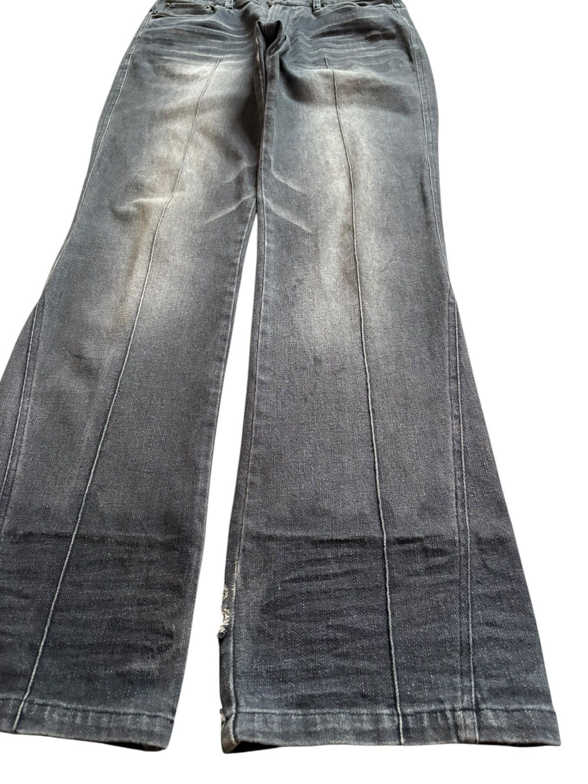 In The Attic Vintage In The Attic Faded Distressed Bootcut Flare Jeans Size US 30 / EU 46 - 7 Thumbnail