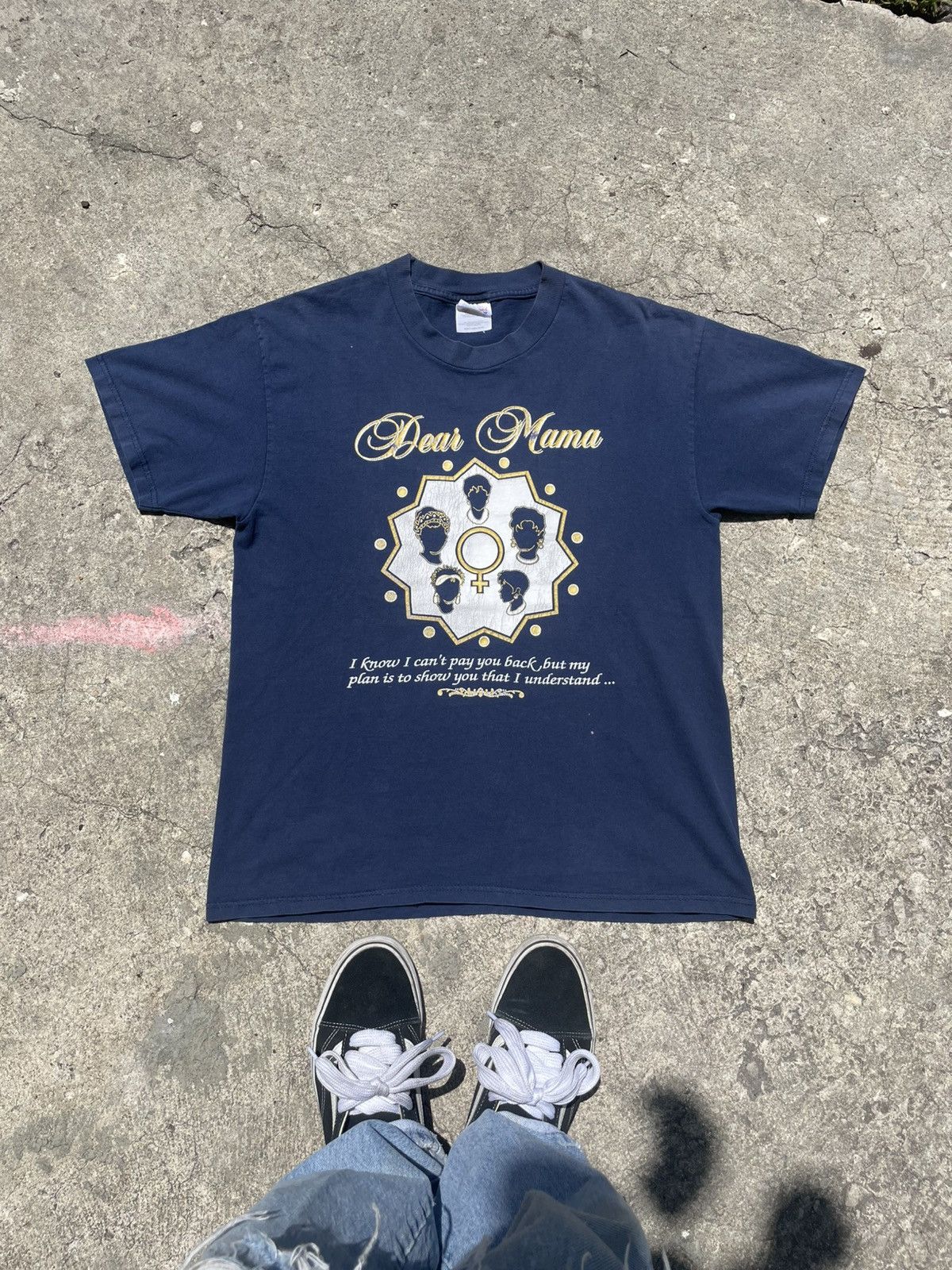 Rap Tees × Vintage Tupac Dear Mama Shirt Size US L / EU 52-54 / 3 - 1 Thumbnail