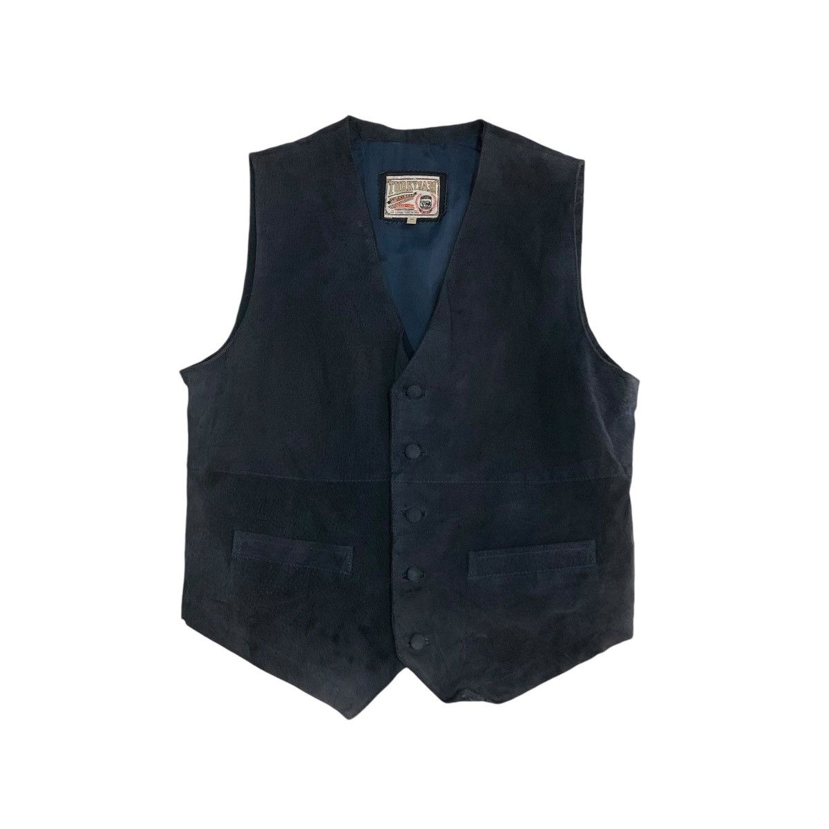 Genuine Leather 🔥VINTAGE BIKER VEST UTILITY GENUINE LEATHER TURKY BEAR Size US M / EU 48-50 / 2 - 1 Thumbnail
