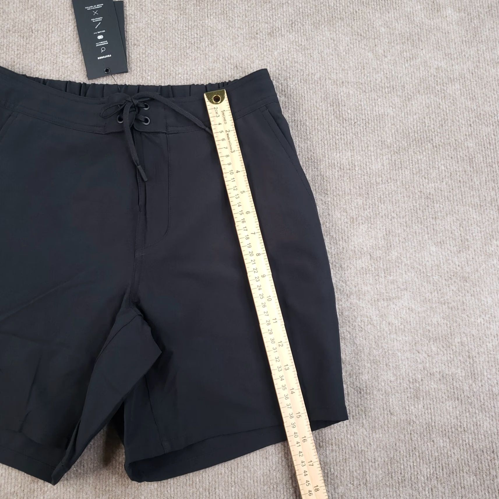 Ten Thousand Ten Thousand Foundation Shorts Mens Small Black 7 in Inseam Lined Zip Pocket P4Q Size US 29 - 4 Thumbnail