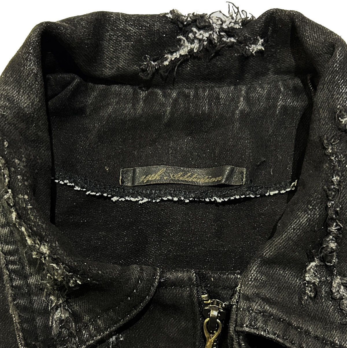 14th Addiction 14th Addiction Vintage Black Denim Jacket Size US S / EU 44-46 / 1 - 6 Thumbnail