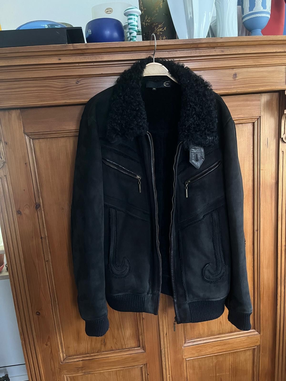 Just Cavalli Just Cavalli Shearling Lambskin Leather jacket Size IT56 Size US XL / EU 56 / 4 - 3 Thumbnail