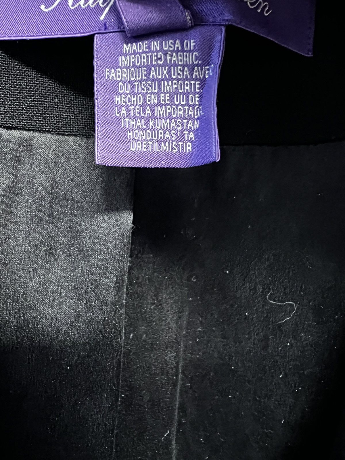 Designer × Ralph Lauren Purple Label Ralph Lauren Purple Label black wool-silk blazer luxury Size M / US 6-8 / IT 42-44 - 10 Thumbnail