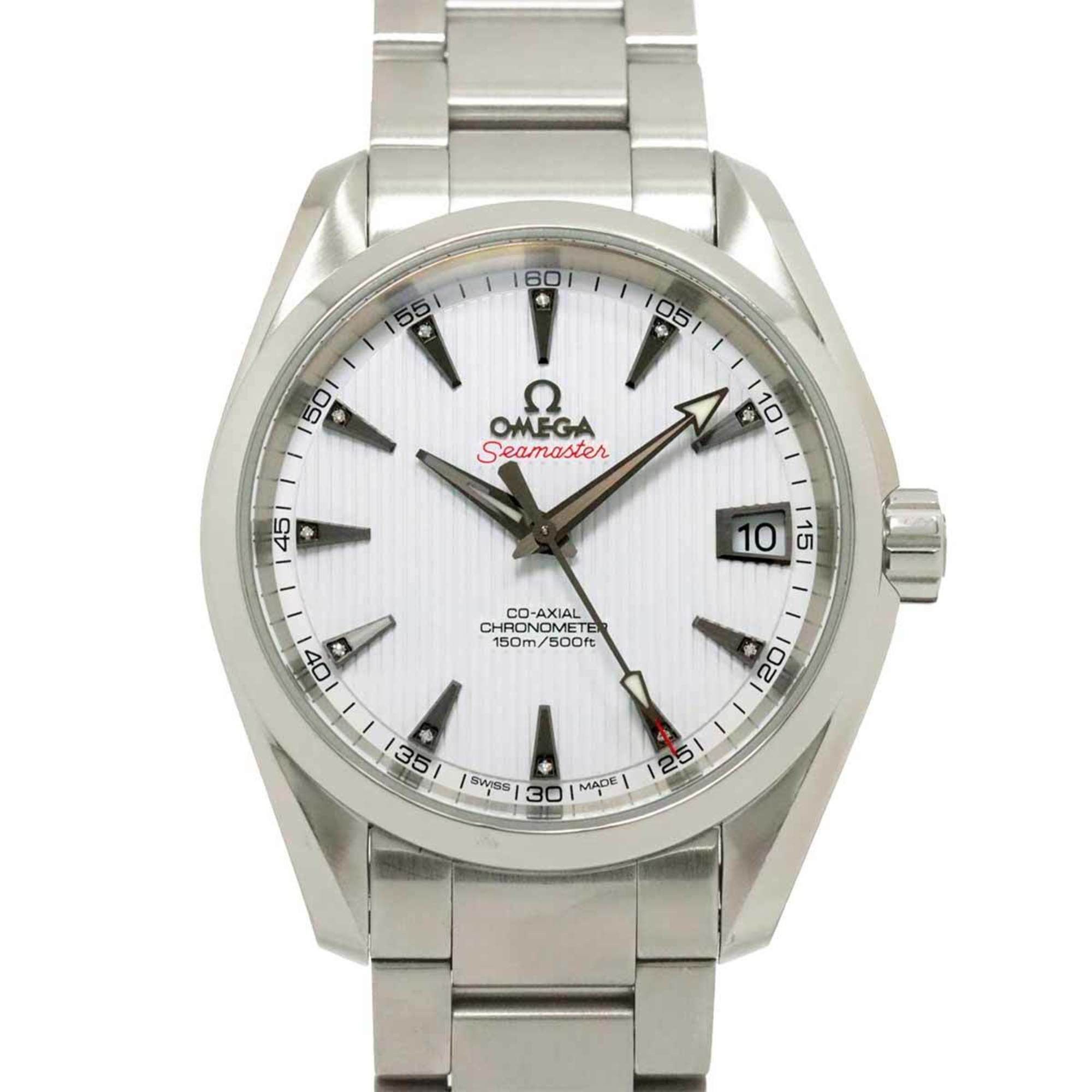 Omega OMEGA Seamaster Aqua Terra Co-Axial 231 10 39 21 54 001 Men's Watch 11P Diamond Date White Automatic Size ONE SIZE - 1 Thumbnail