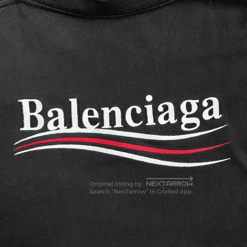 Balenciaga Balenciaga Coke embroidery loose fit short-sleeve T-shirt Size US M / EU 48-50 / 2 - 7 Thumbnail