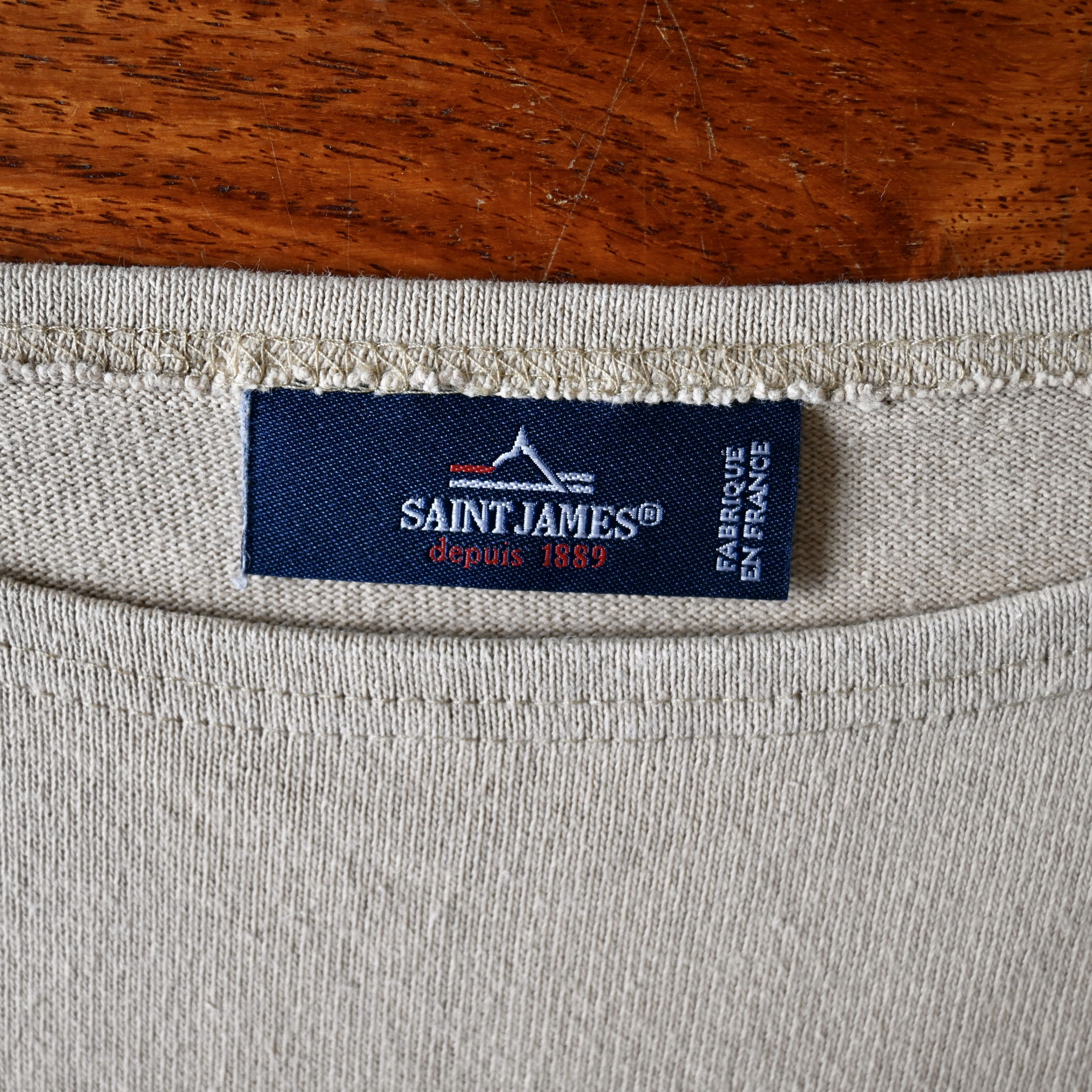 Saint James SAINT JAMES "OUESSON" heavyweight solid breton shirt, 4/M Size US M / EU 48-50 / 2 - 8 Thumbnail