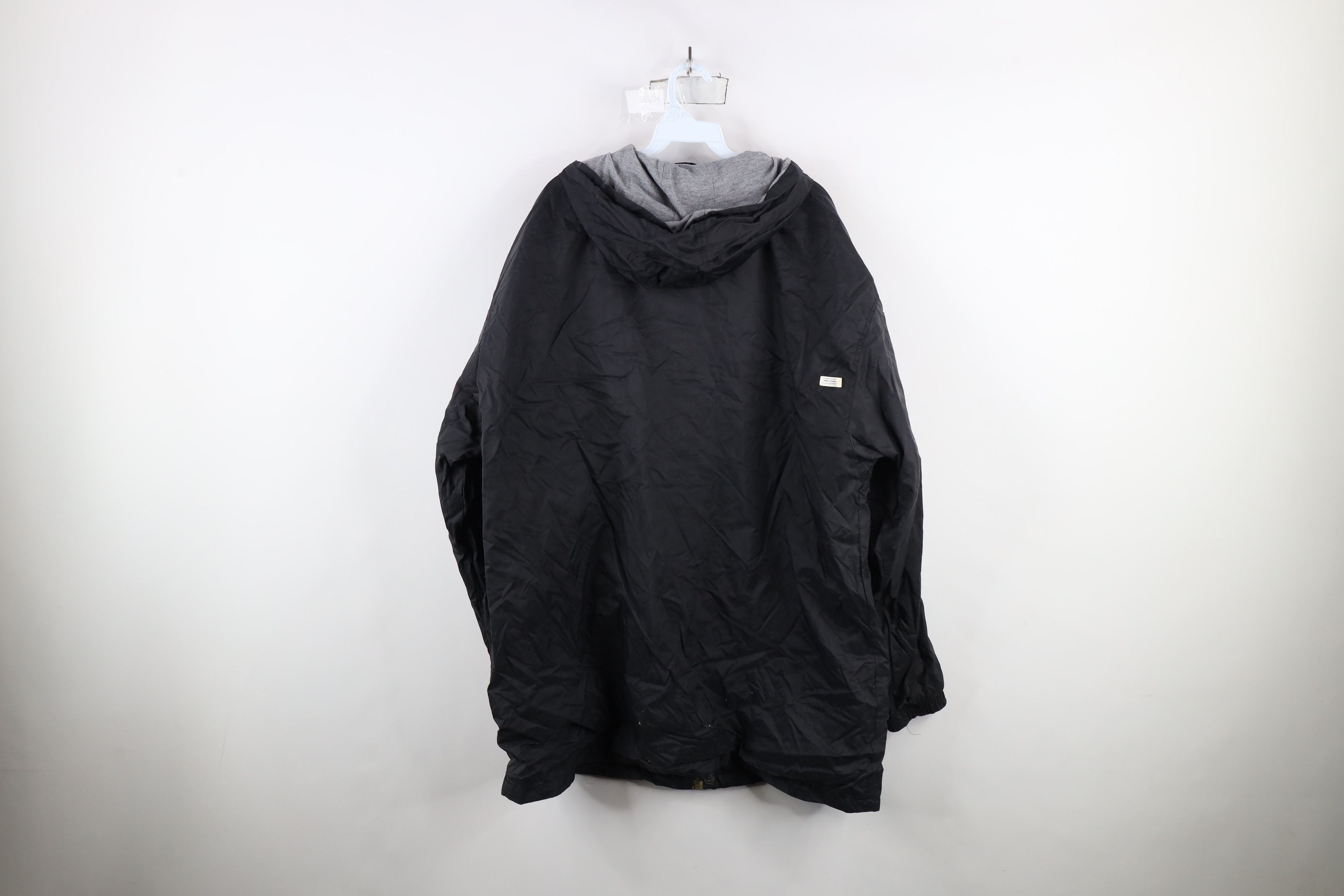 Adidas × Vintage Vintage 90s Adidas Lined Hooded Parka Windbreaker Jacket Size US XL / EU 56 / 4 - 15 Thumbnail