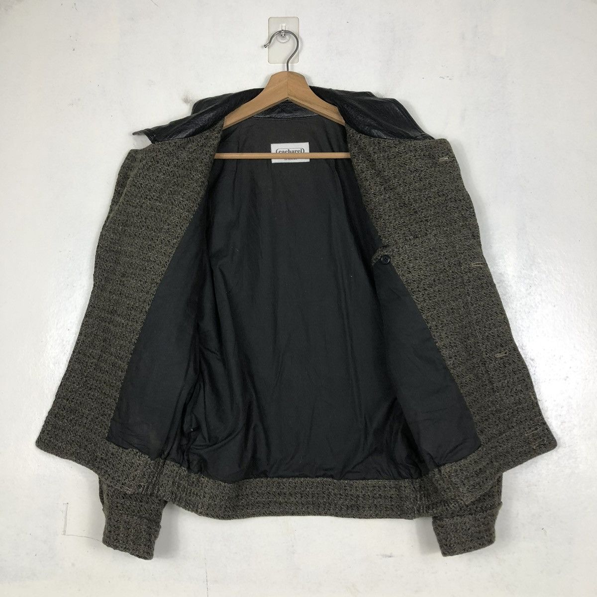 Japanese Brand 📌VINTAGE CROPPED BIKER BOMBER JACKET CACHAREL ISSEY MIYAKE Size US M / EU 48-50 / 2 - 14 Thumbnail