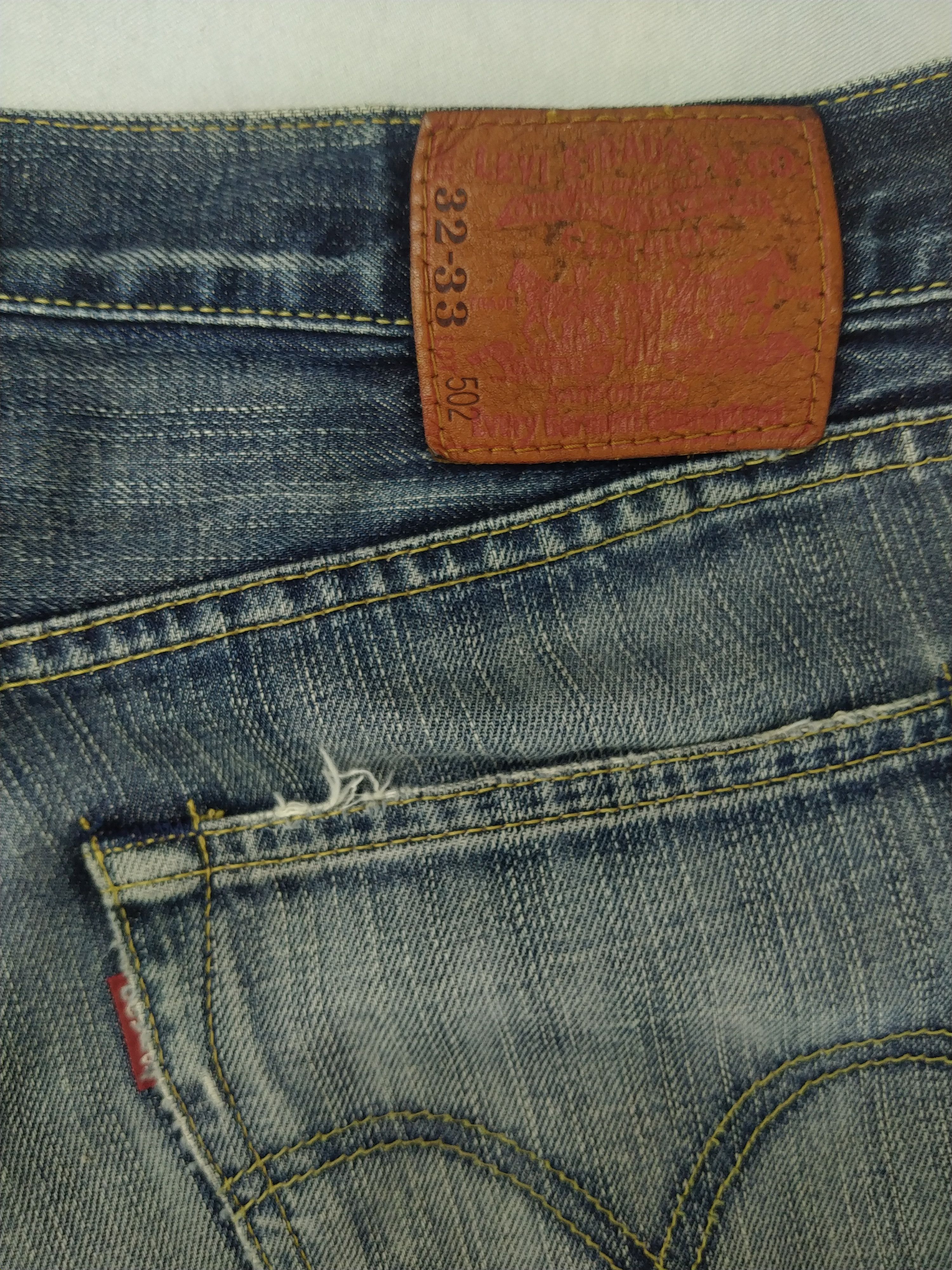 Levi's Dirty Blue Vintage Levi's 502 Distressed Denim 32x32 JN829 Size US 32 / EU 48 - 9 Thumbnail