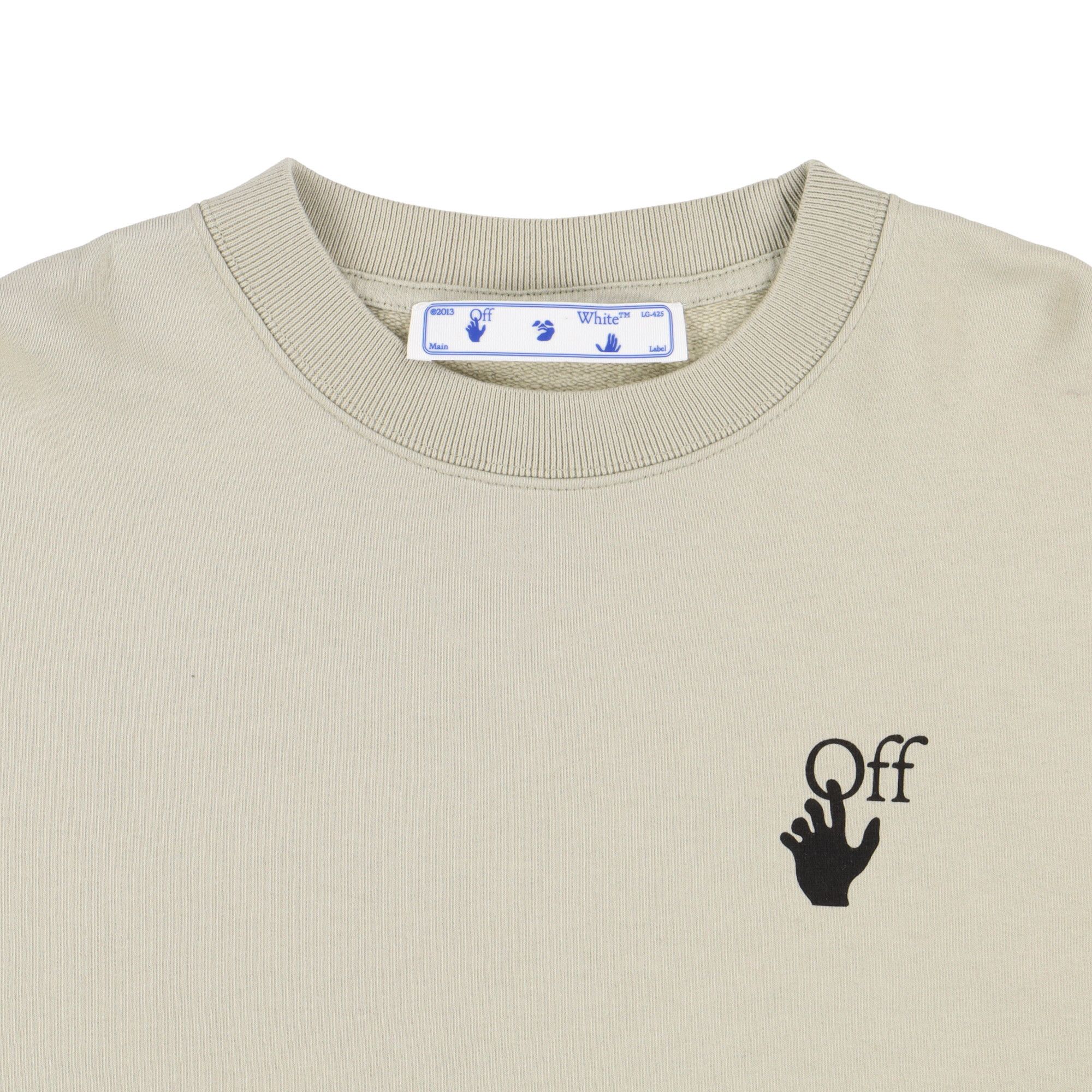 Off-White Beige Bubble Arrows Oversized Sweatshirt Size US M / EU 48-50 / 2 - 6 Thumbnail
