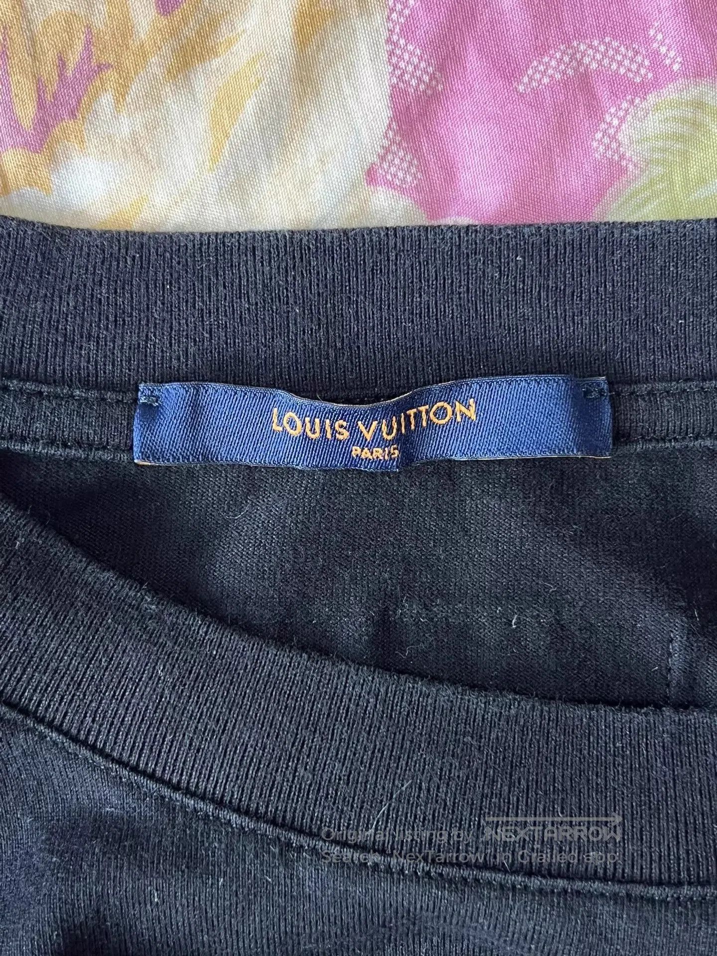 Louis Vuitton Black Crew Neck Graphic Short Sleeve T. Size US M / EU 48-50 / 2 - 6 Thumbnail