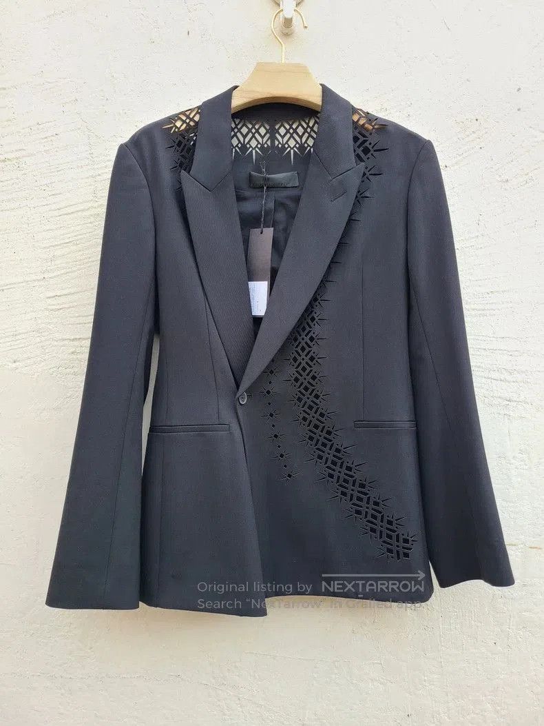 Haider Ackermann Haider Ackermann Laser Cut Blazer. Size US L / EU 52-54 / 3 - 1 Thumbnail