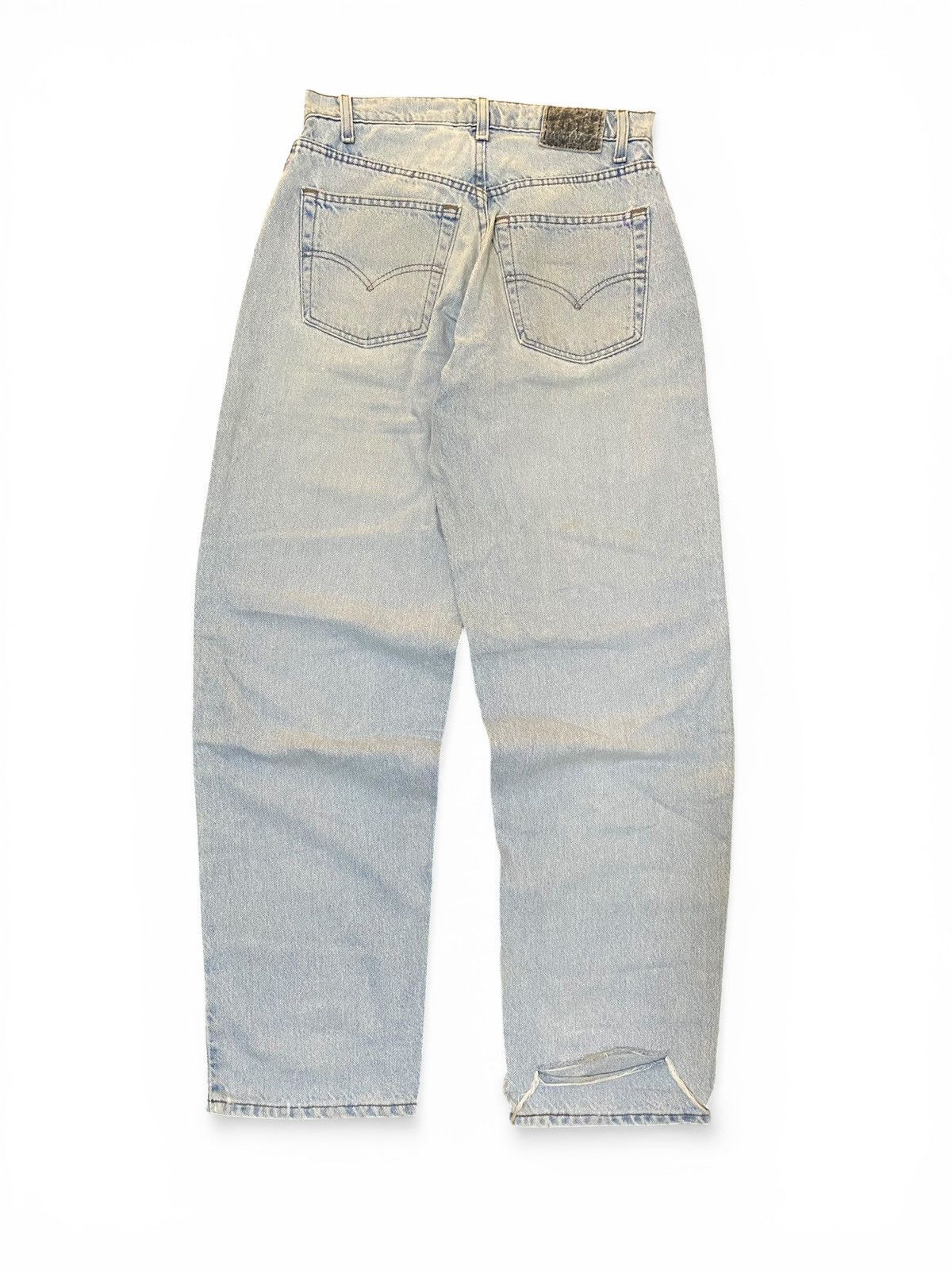 Levi's Vintage 90’s Distressed Baggy Levis Silvertab Purple Tag Size US 30 / EU 46 - 5 Thumbnail