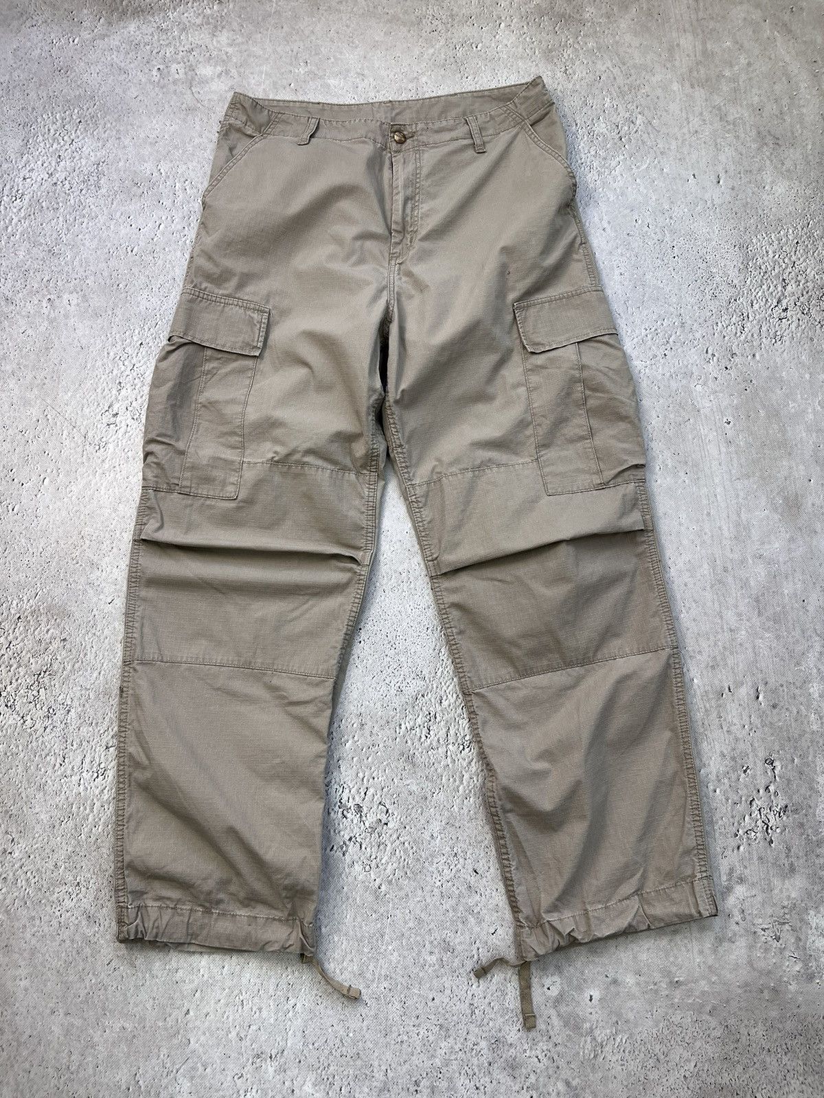 Carhartt × Vintage Vintage Y2K pants Carhartt Wip cargo Baggy watanage faded Size US 34 / EU 50 - 2 Thumbnail