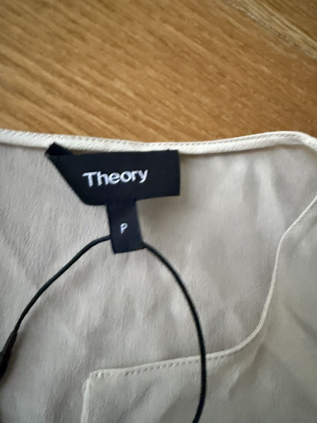 Theory Theory Cream blouse Size XS / US 0-2 / IT 36-38 - 3 Thumbnail
