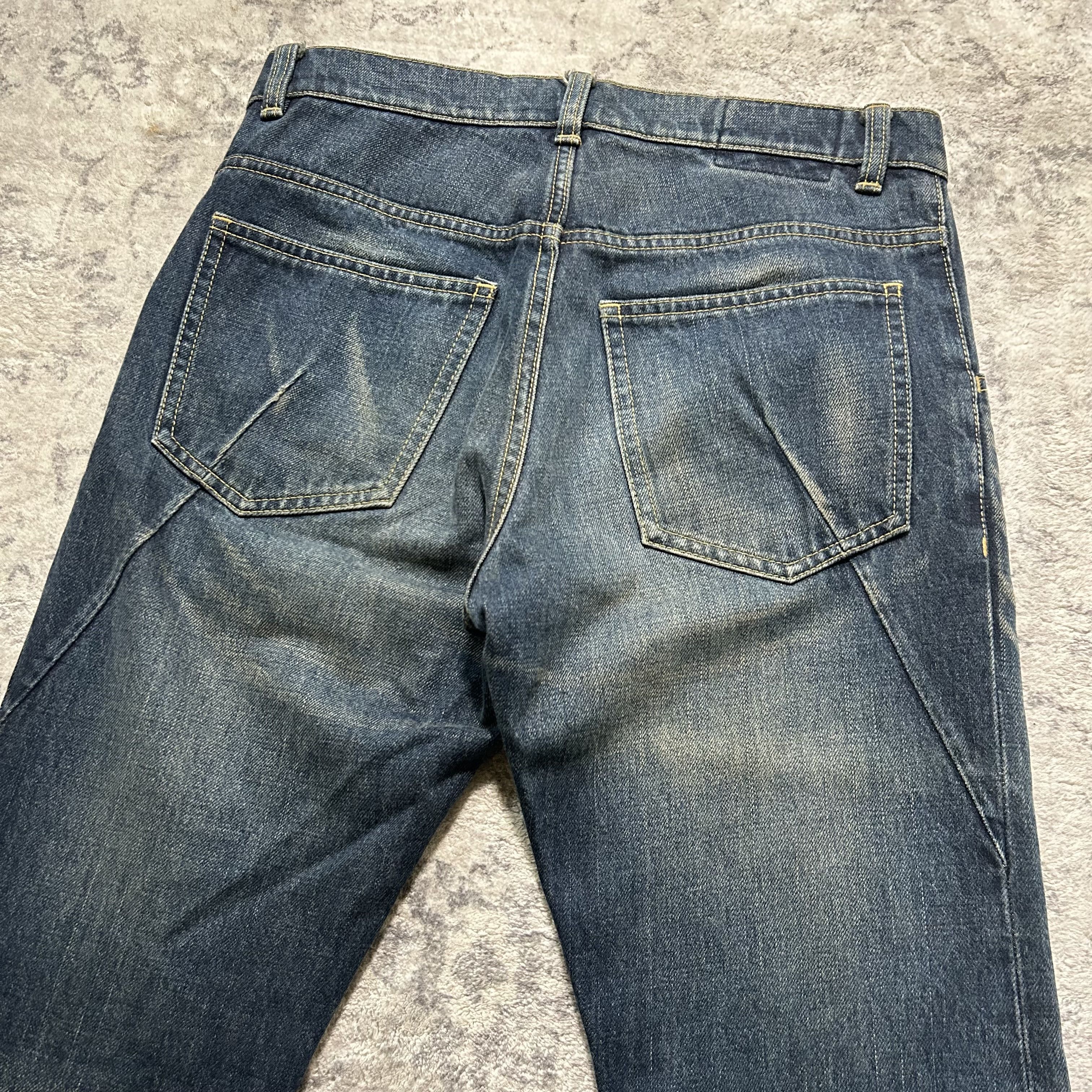 Kazuyuki Kumagai Attachment Kazuyuki Kumagai Attachment J-Cut Bootcut Flared Denim Jeans Size US 30 / EU 46 - 8 Thumbnail