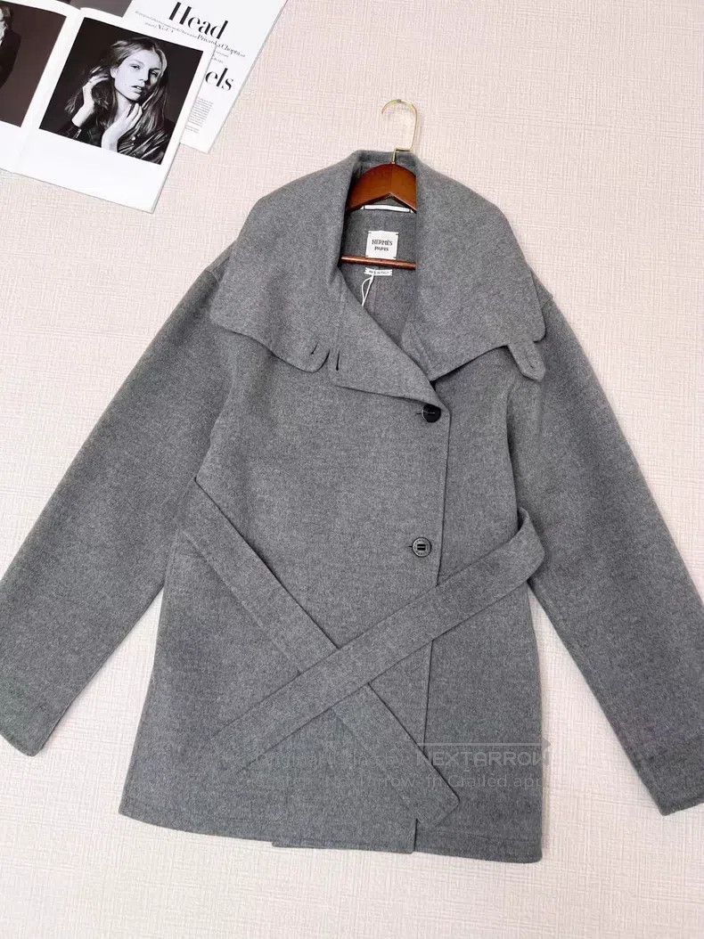 Hermes Hermes Cashmere coat Size XS / US 0-2 / IT 36-38 - 2 Thumbnail