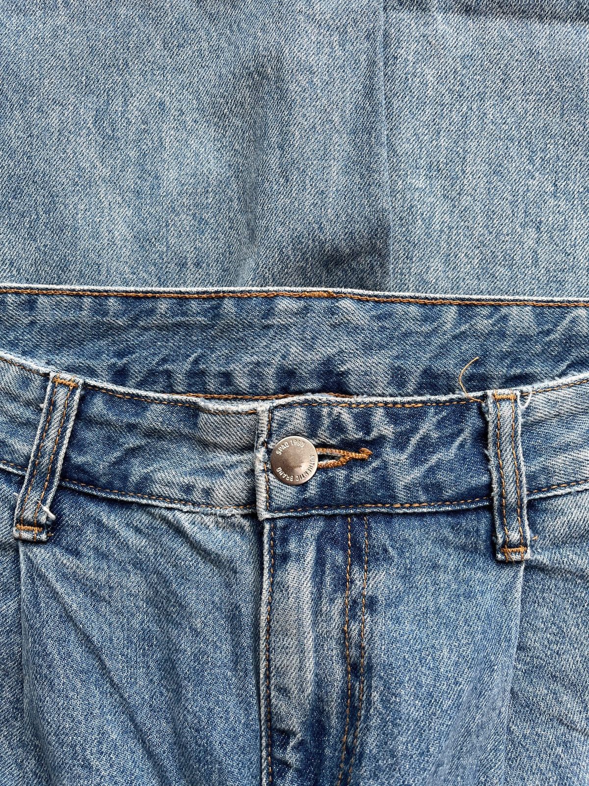 Japanese Brand Vtg Spao Baggy Jeans Light Indigo Blue Size US 30 / EU 46 - 3 Thumbnail