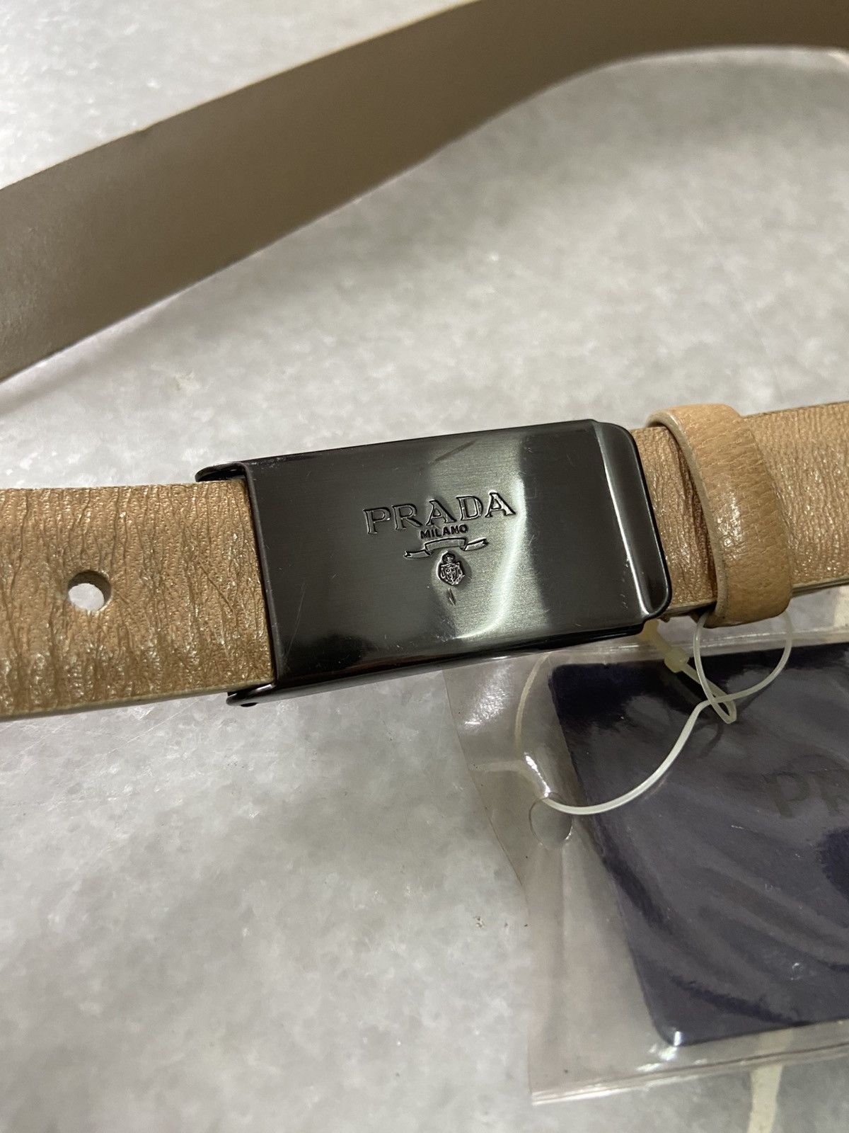 Prada PRADA Vintage Leather Belt Size ONE SIZE - 3 Thumbnail