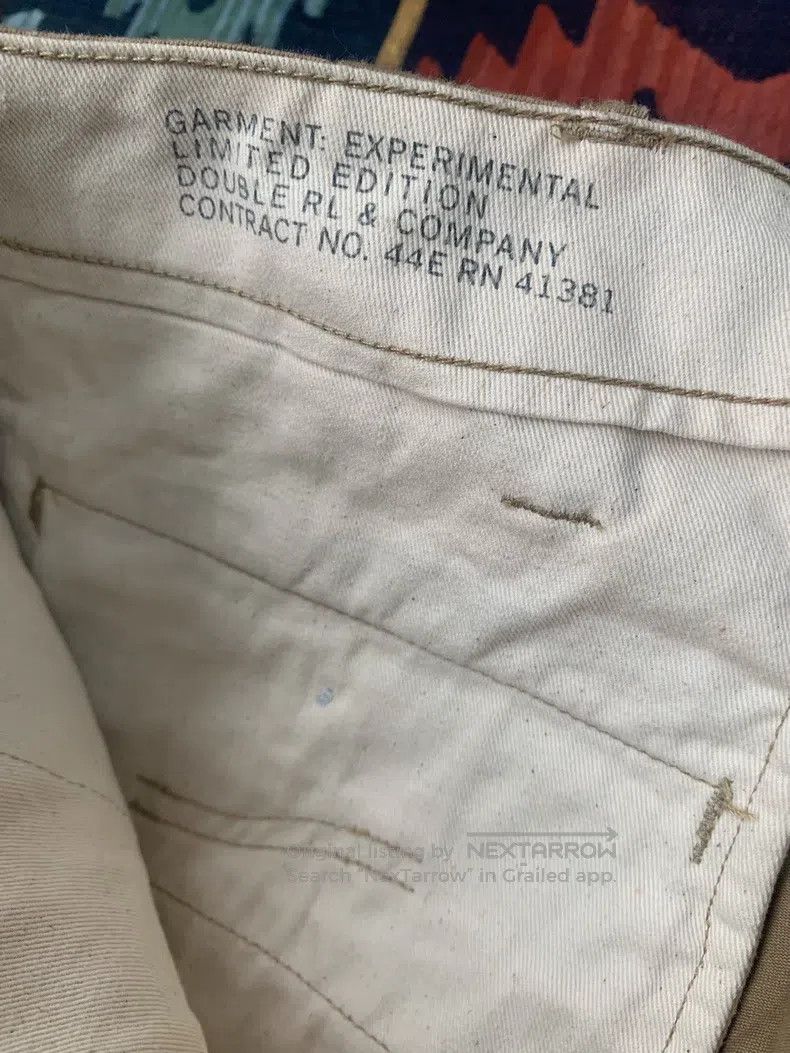 RRL Ralph Lauren RRL Ralph Lauren High Density Stiff Casual Dress Pants Size US 32 / EU 48 - 5 Thumbnail