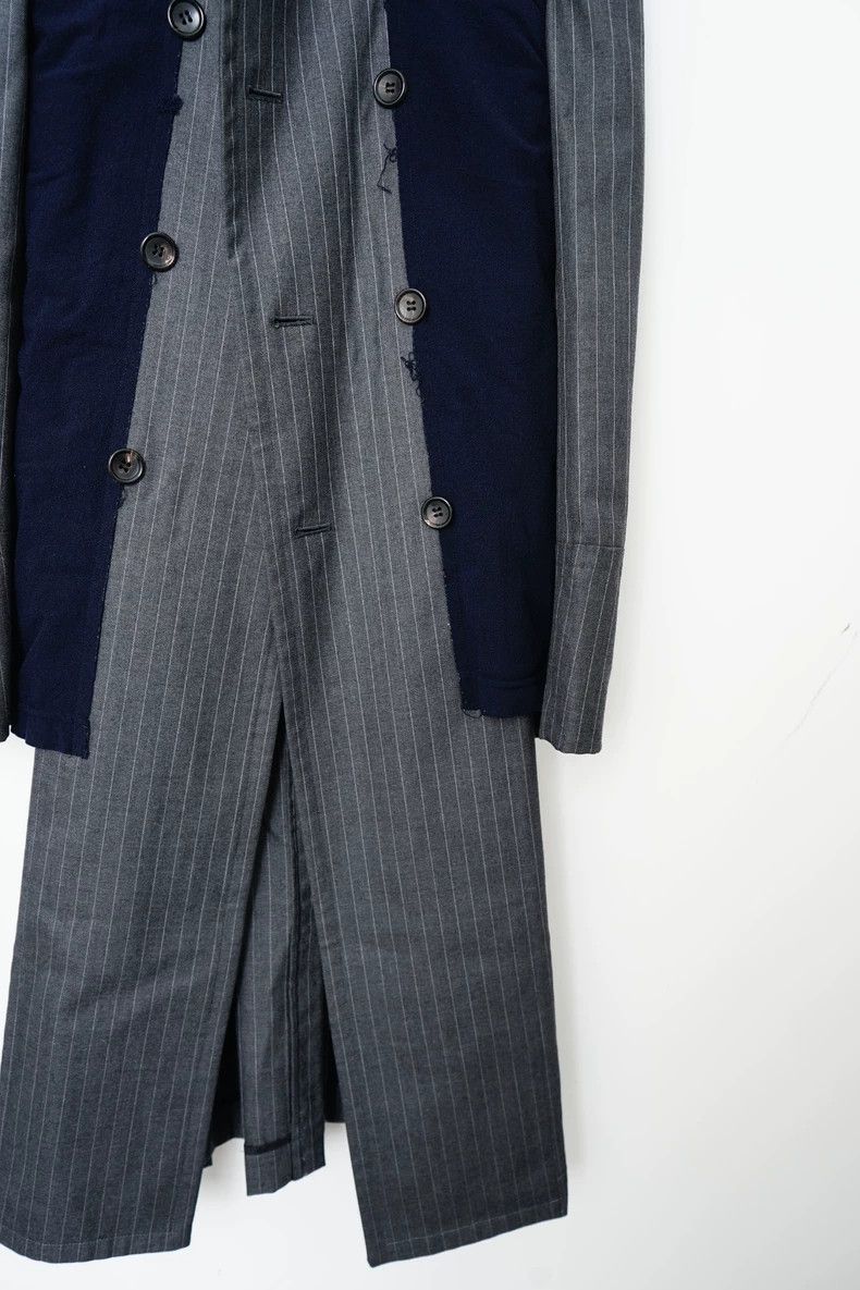 Comme des Garcons Comme des Garcons Spliced medium-long coat, gold ingot col Size S / US 4 / IT 40 - 5 Thumbnail
