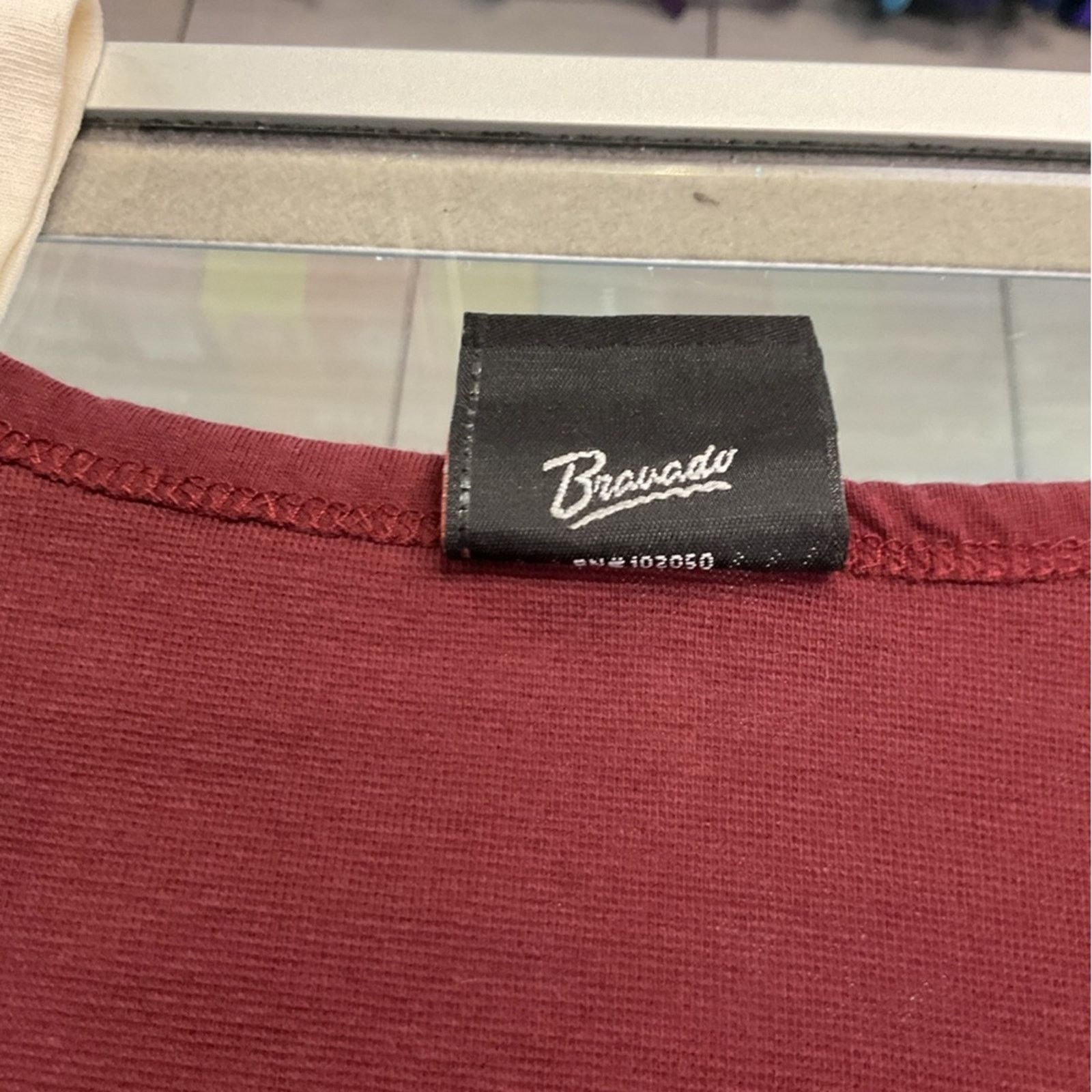 Harley Davidson Vintage Harley-Davidson Burgundy Lace Front Tank Top Size M / US 6-8 / IT 42-44 - 4 Thumbnail