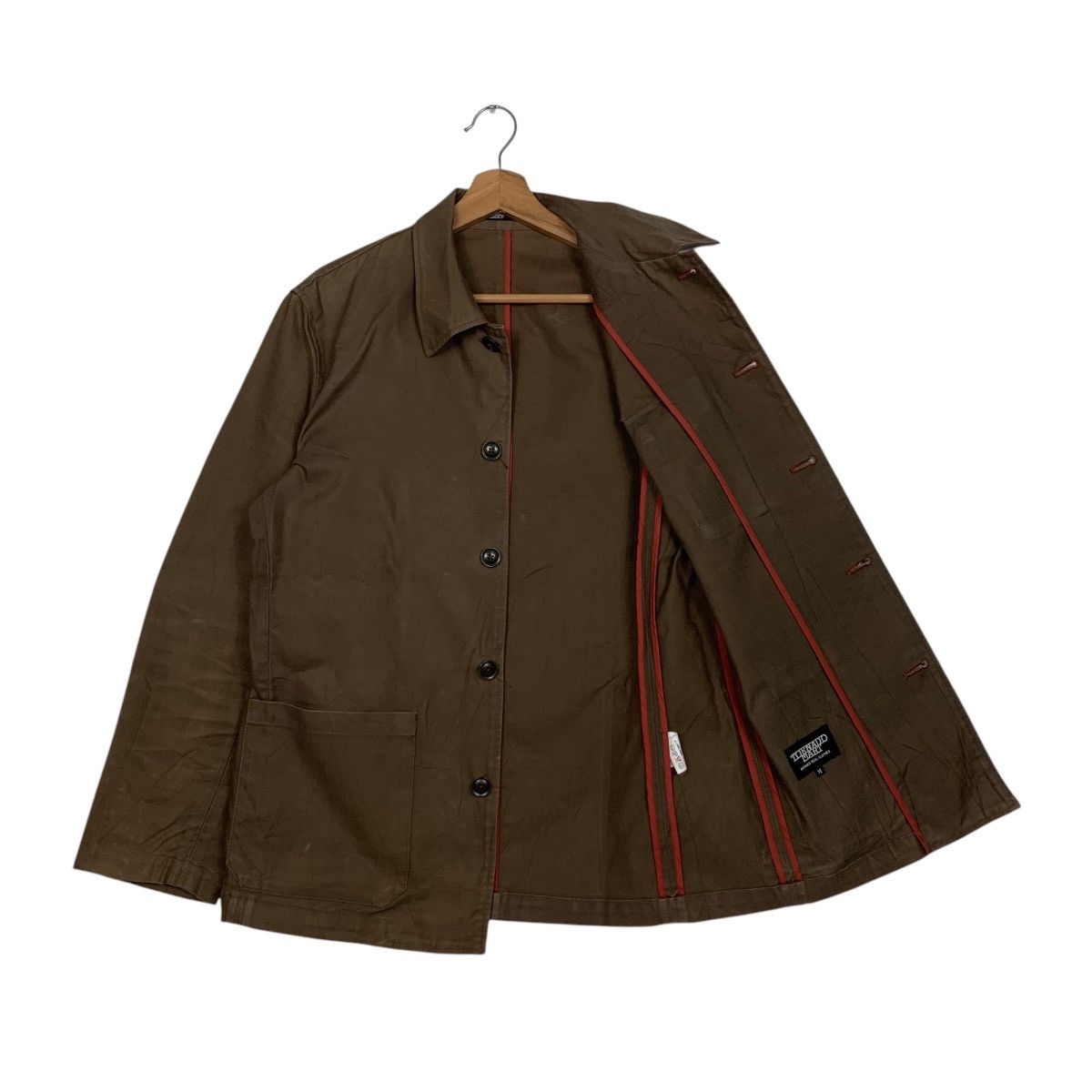 Tornado Mart TORNADO MART Dark Brown Chore Coat Jacket #2763-C125 Size US M / EU 48-50 / 2 - 8 Thumbnail