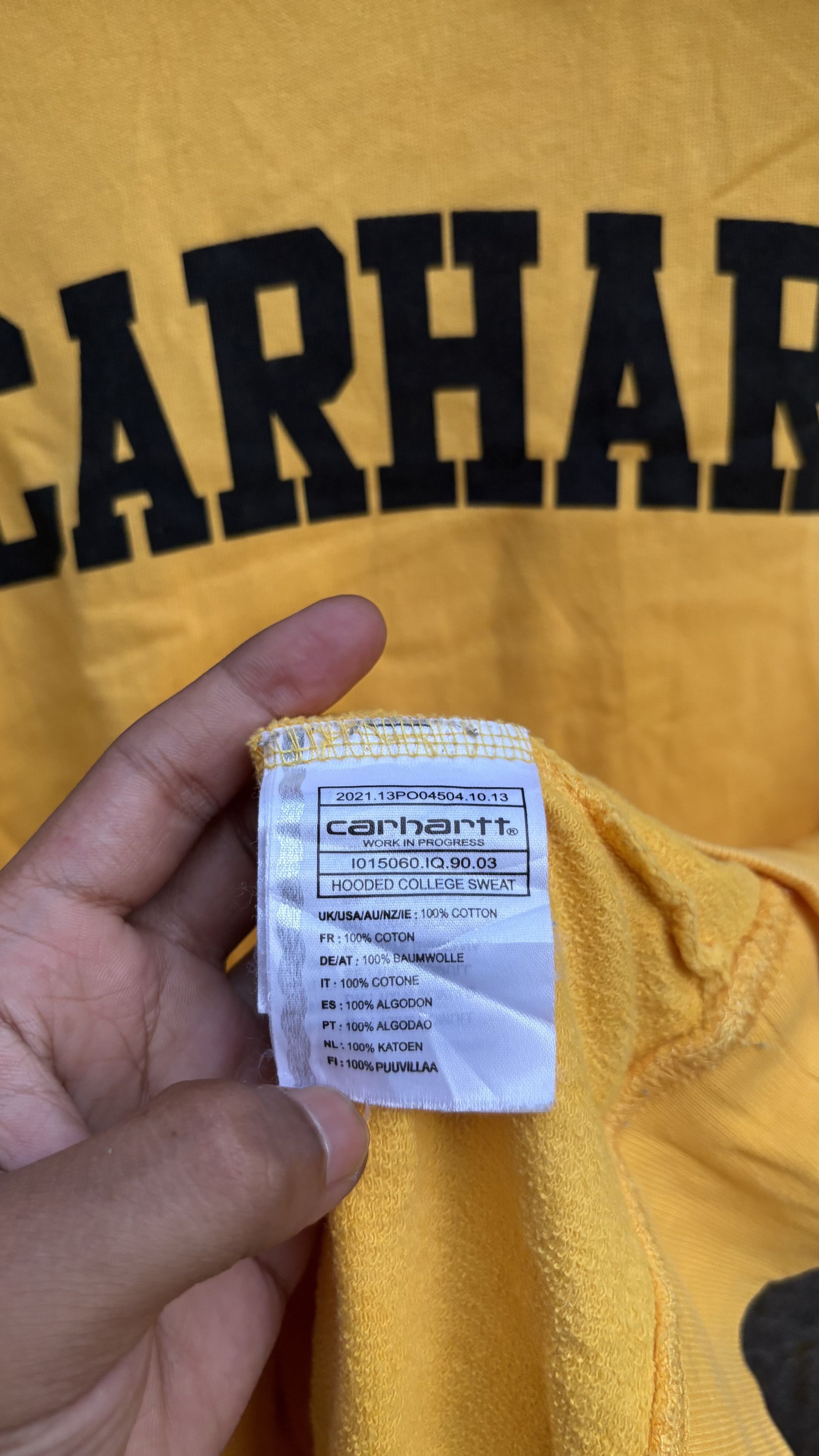 Carhartt Hoodie CARHARTT WIP Script Size US S / EU 44-46 / 1 - 4 Thumbnail