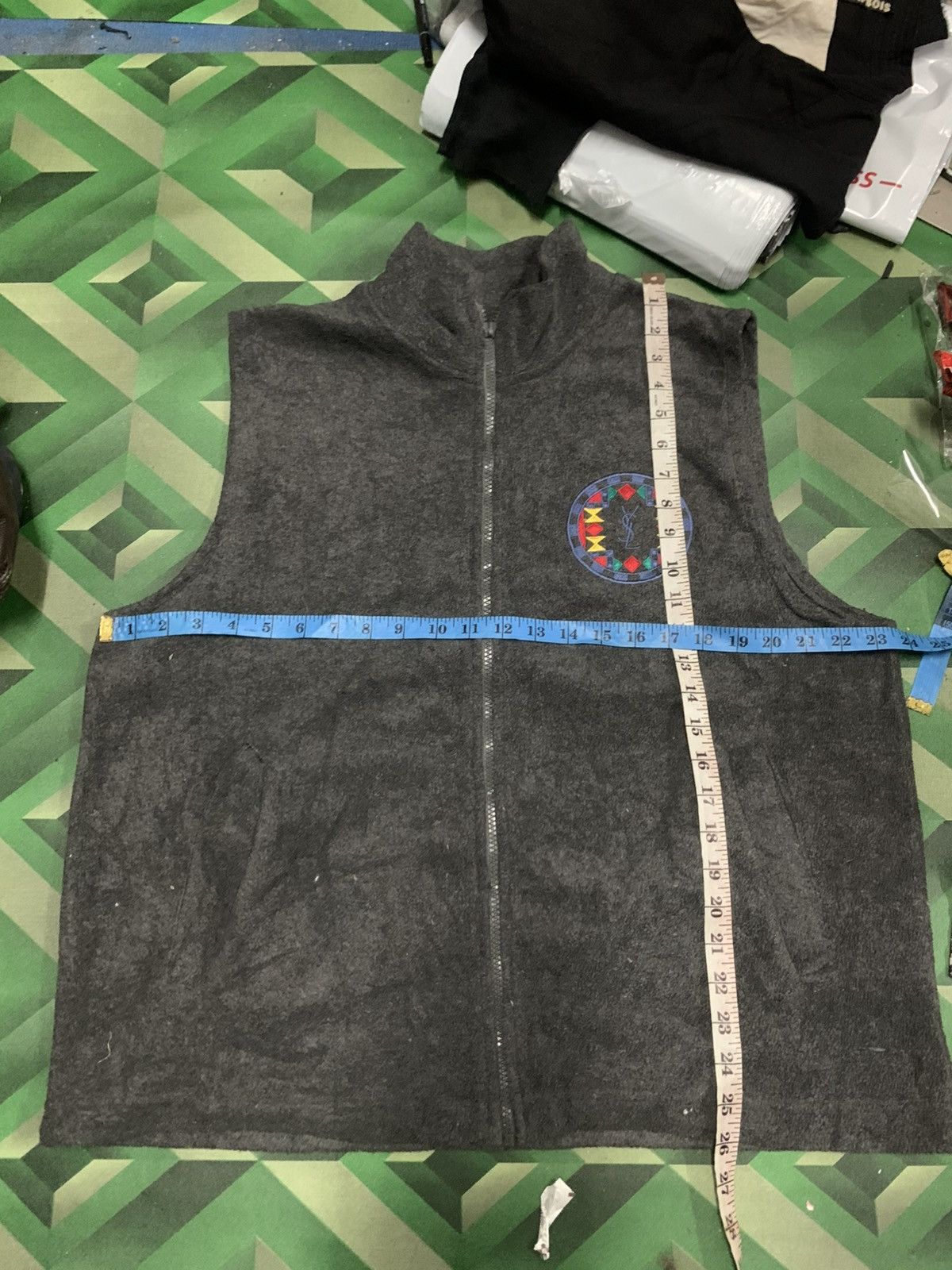 Vintage × Yves Saint Laurent Vintage YSL vest Flecee Size US M / EU 48-50 / 2 - 7 Thumbnail