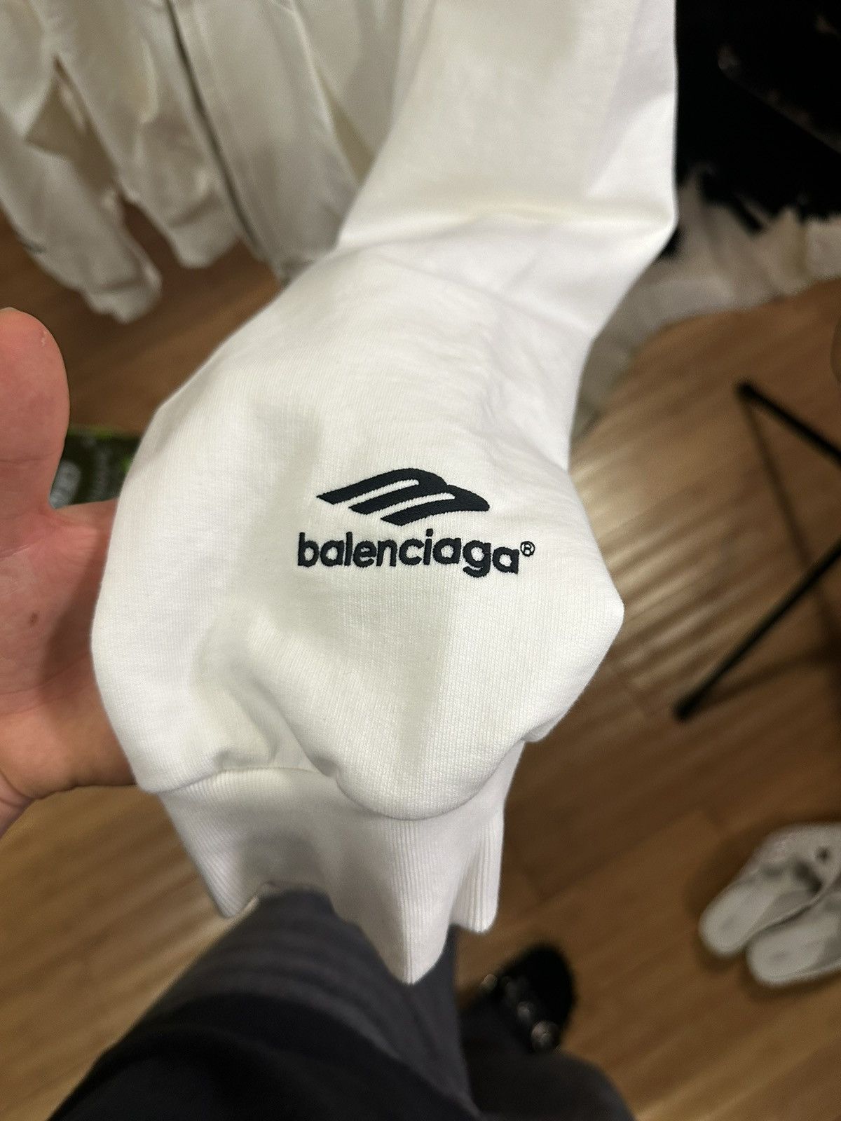 Balenciaga Balenciaga Soccer Hoodie Miami Exclusive Size US L / EU 52-54 / 3 - 6 Thumbnail