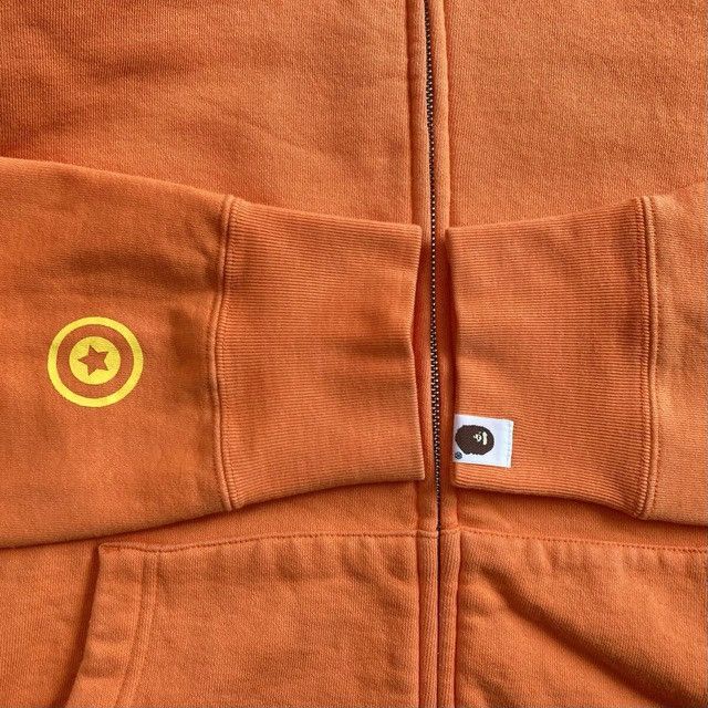 Bape 2015 BAPE 1st Camo Neon Shark Full Zip Hoodie a bathing ape Size US XL / EU 56 / 4 - 7 Thumbnail