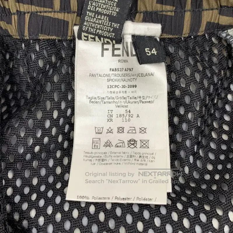 Fendi Fendi Brown Casual Pants for Men . Size US 44 / EU 60 - 7 Thumbnail
