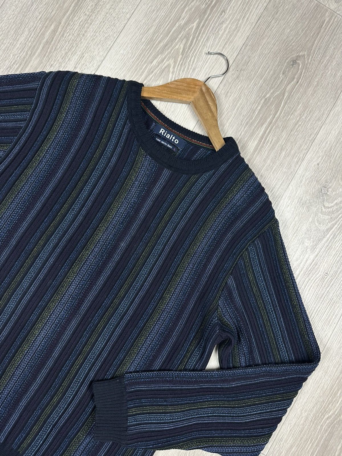 Other Rialto Sweater Vintage 90s Coogi Style Y2K Size US L / EU 52-54 / 3 - 2 Thumbnail